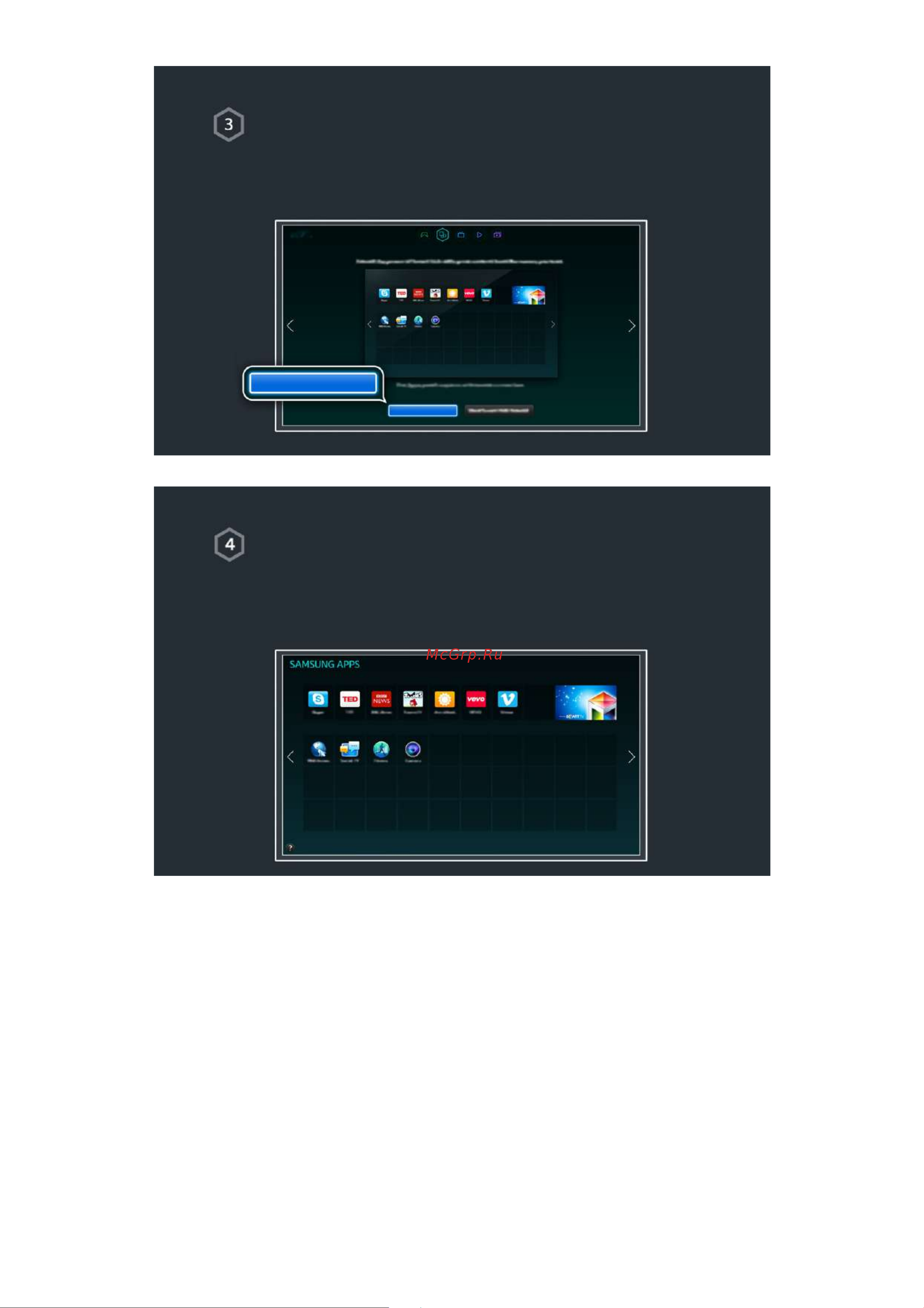 Samsung UE55H6200AK [29/260] Использование smart hub