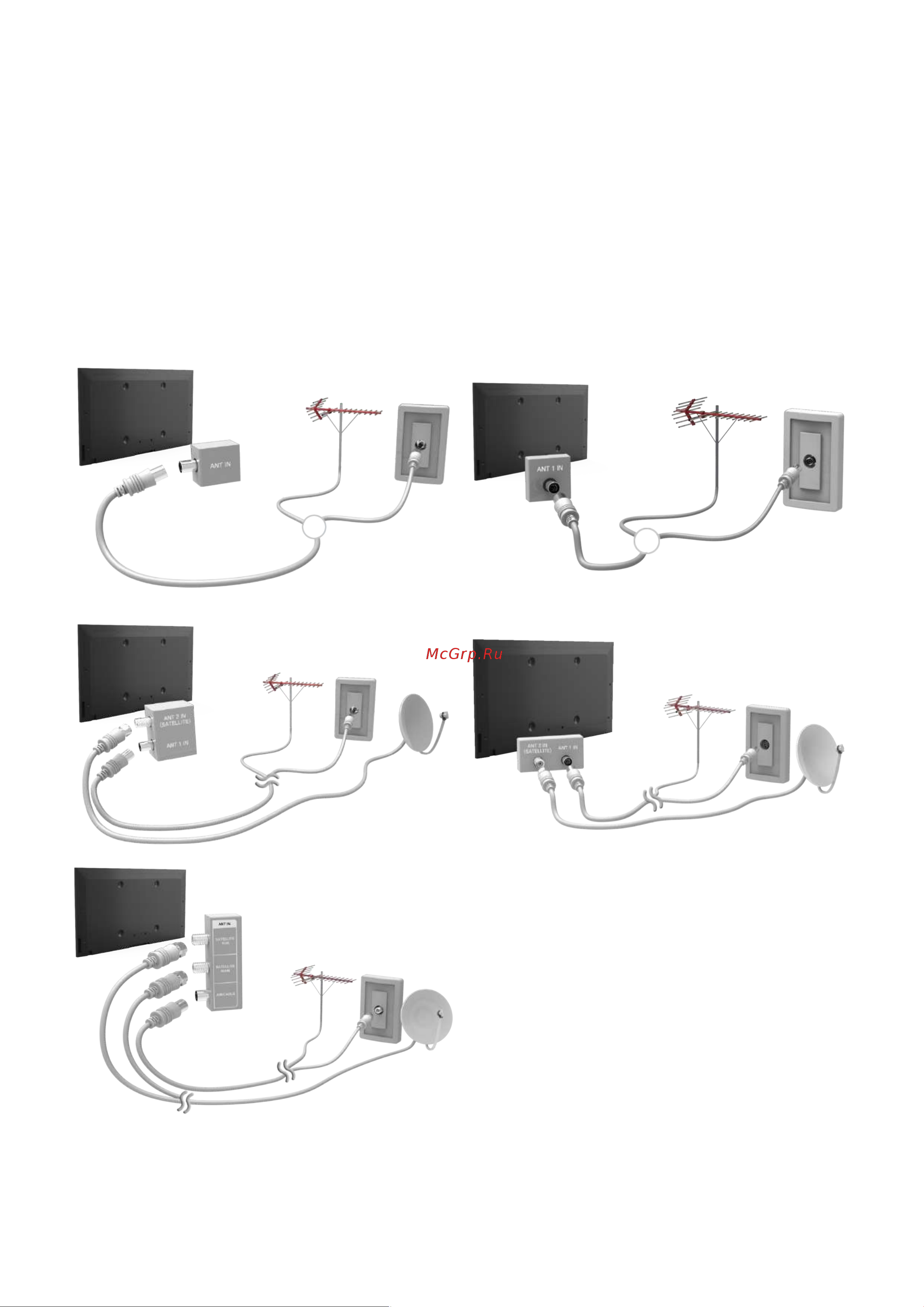 Samsung UE55H6200AK [40/260] Подключение антенна