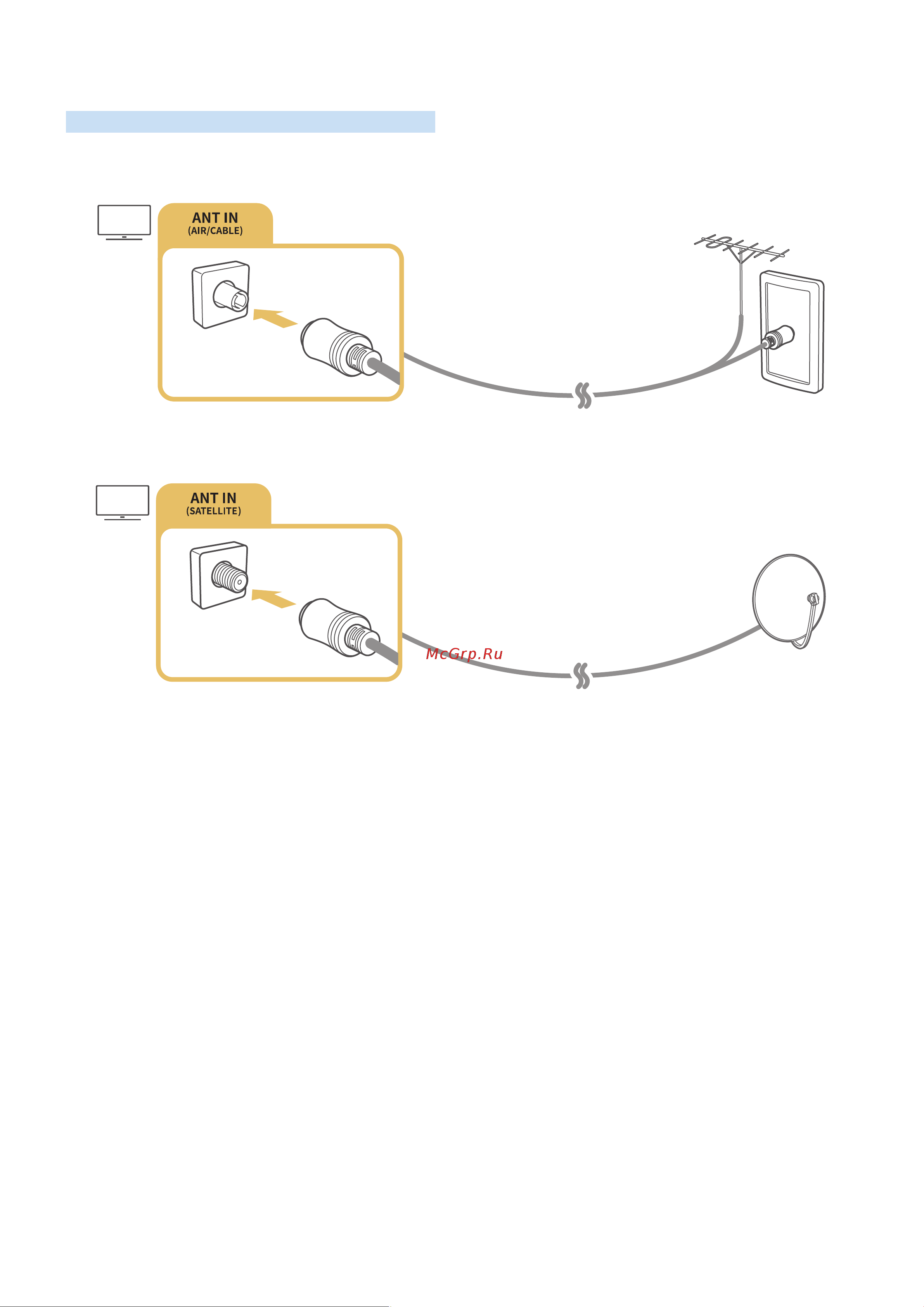 DEXP UE49M6503AU [16/155] Подключение антенны антенна