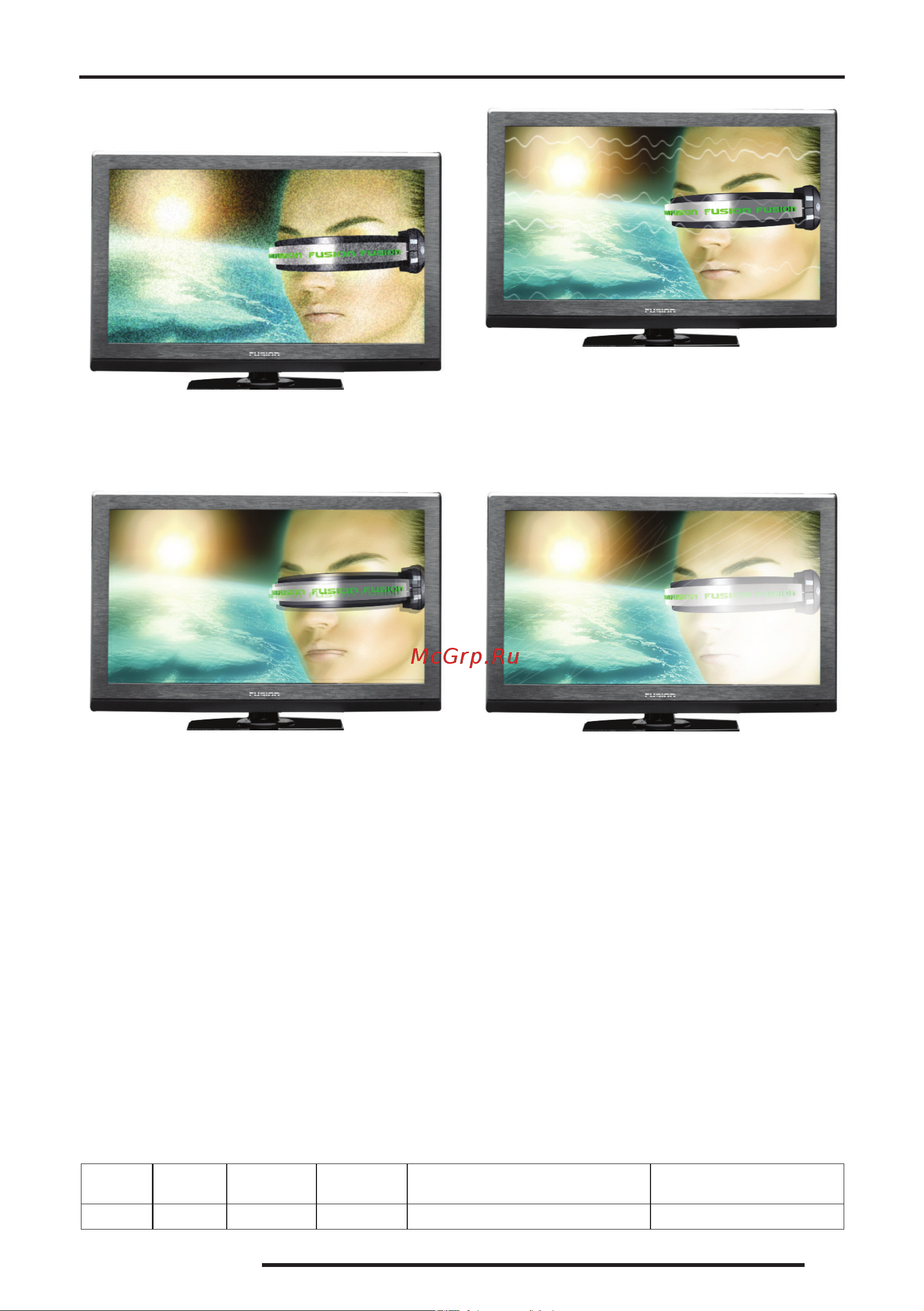 Fusion FLTV-32H100 [25/28] Типичные искажения изображения в режиме тв