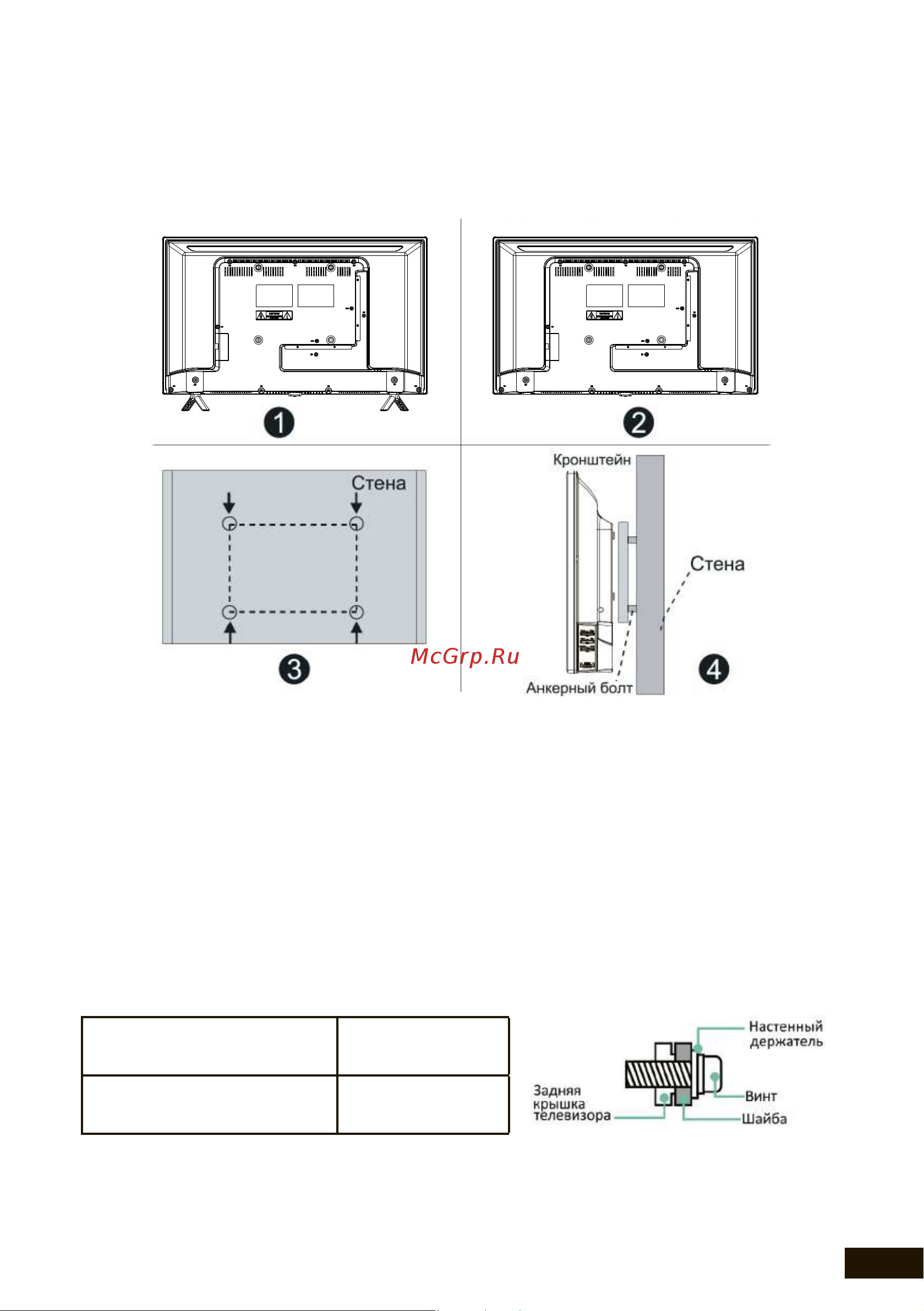 HYUNDAI ELECTRONICS H-LED32FS5003 [13/44] Настенная установка опционально