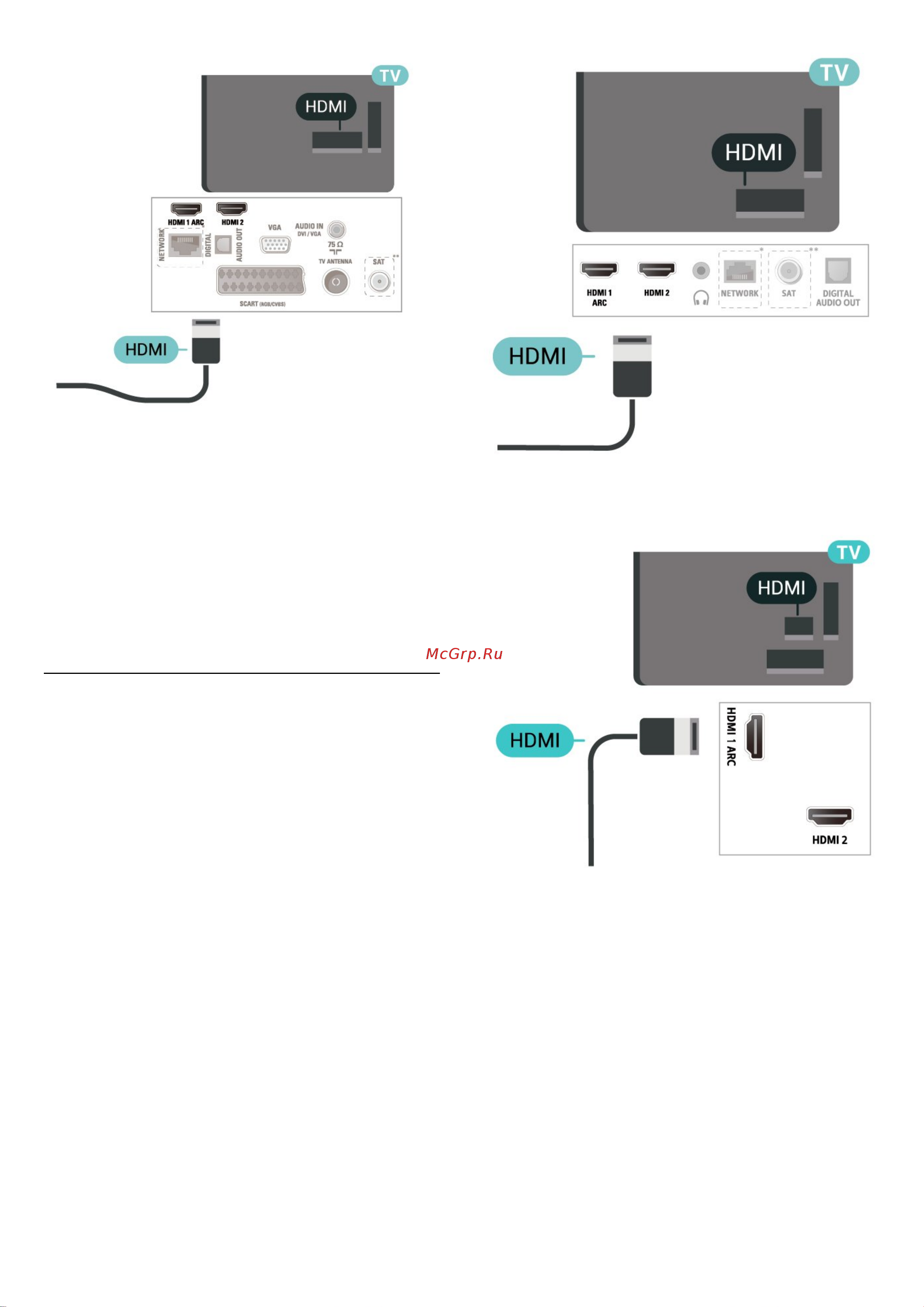 Philips 24PFT5505 [15/68] Hdmi для моделей серий 5505 5525 5535 5605 24