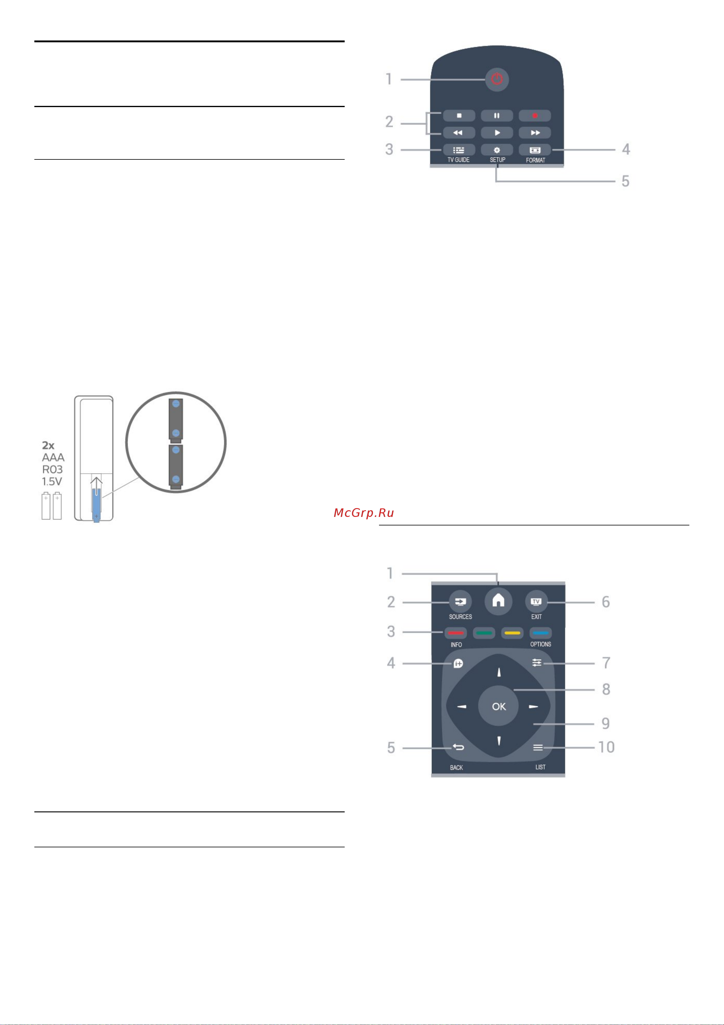 Philips 32PHT4132 [6/70] Обзор кнопок