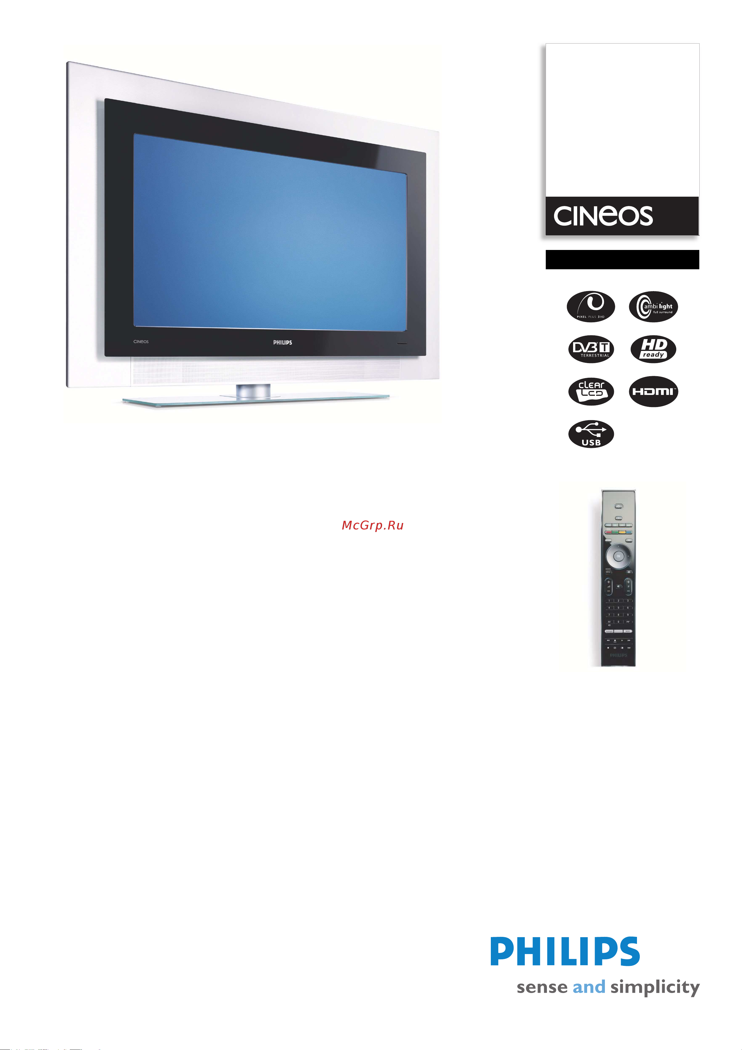 Philips 32PM8822 Руководство по эксплуатации онлайн