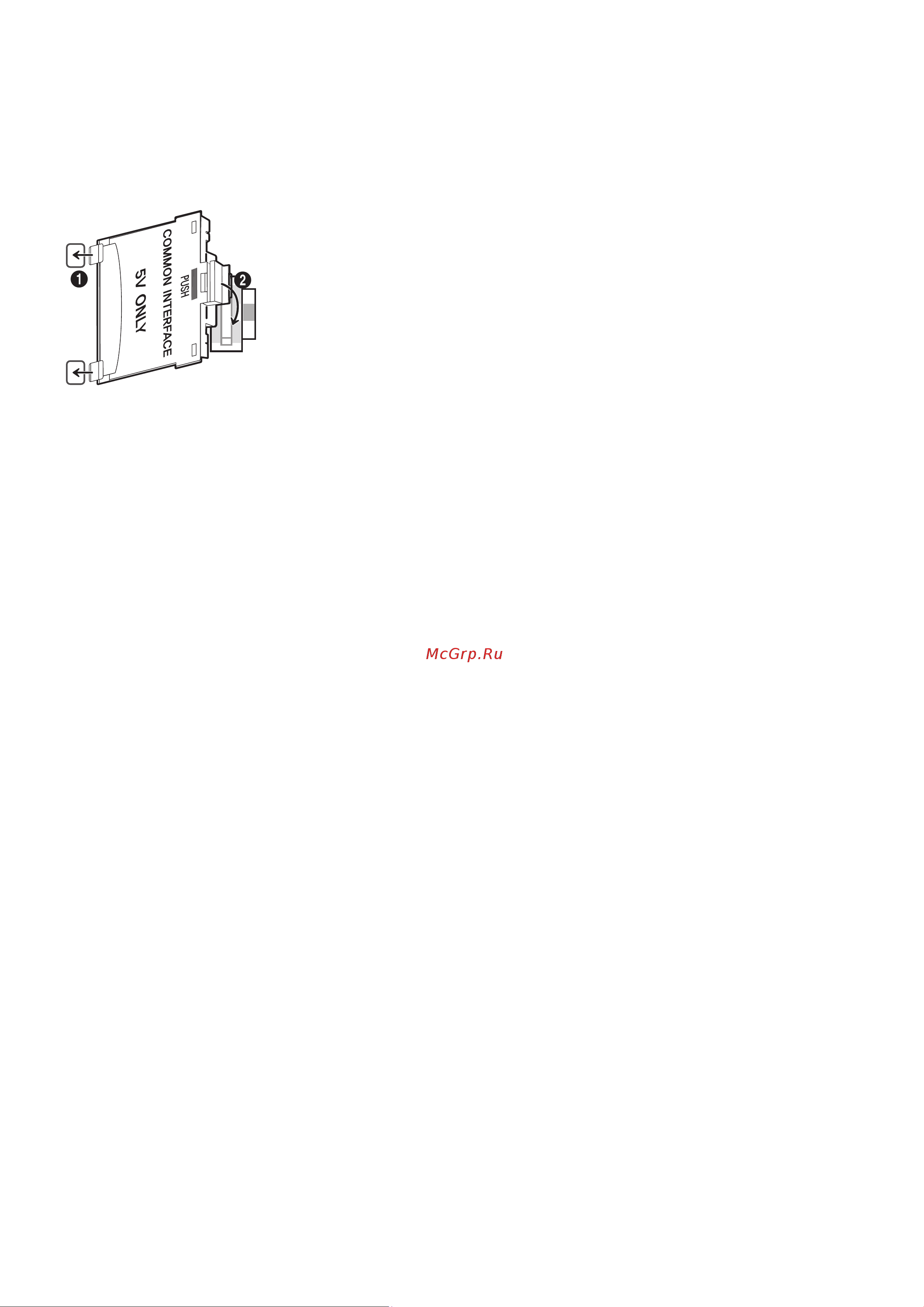Samsung UE40J6590AU [152/191] Подключение карты ci или ci к слоту common interface с помощью адаптера карты ci