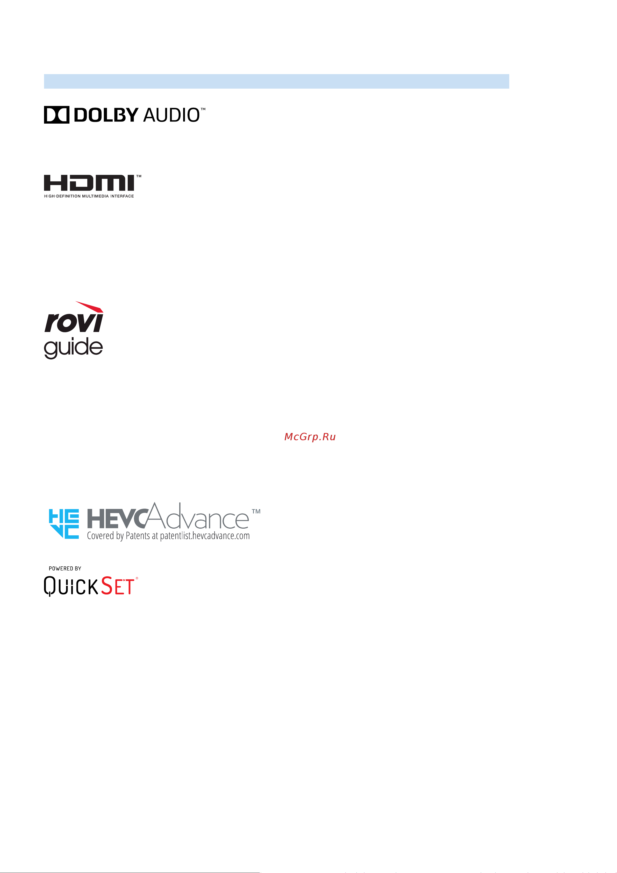 Samsung UE65NU7440U [191/217] Лицензия