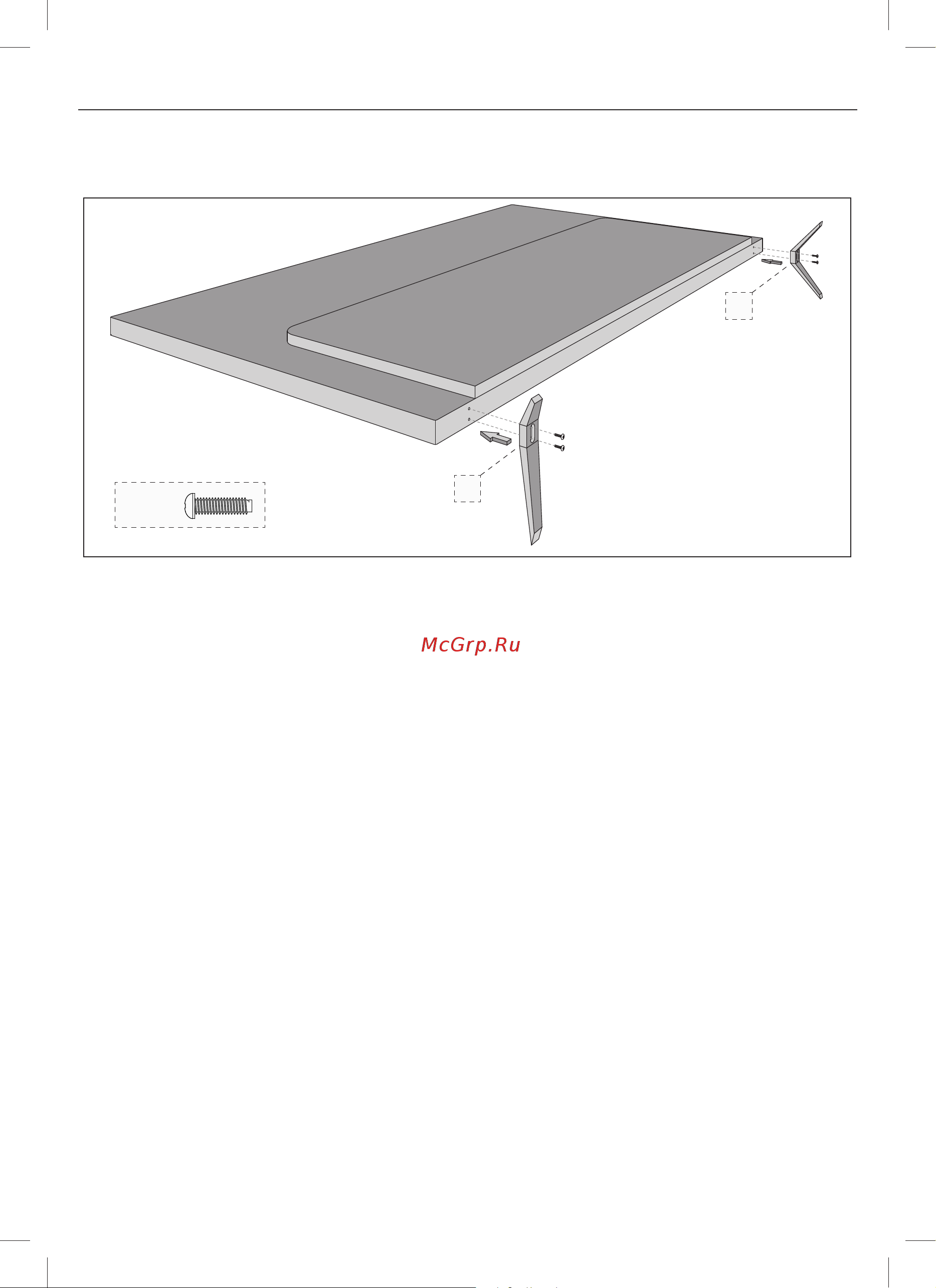 Sharp LC-32CHE6241E [22/24] Монтаж стенда stand installation