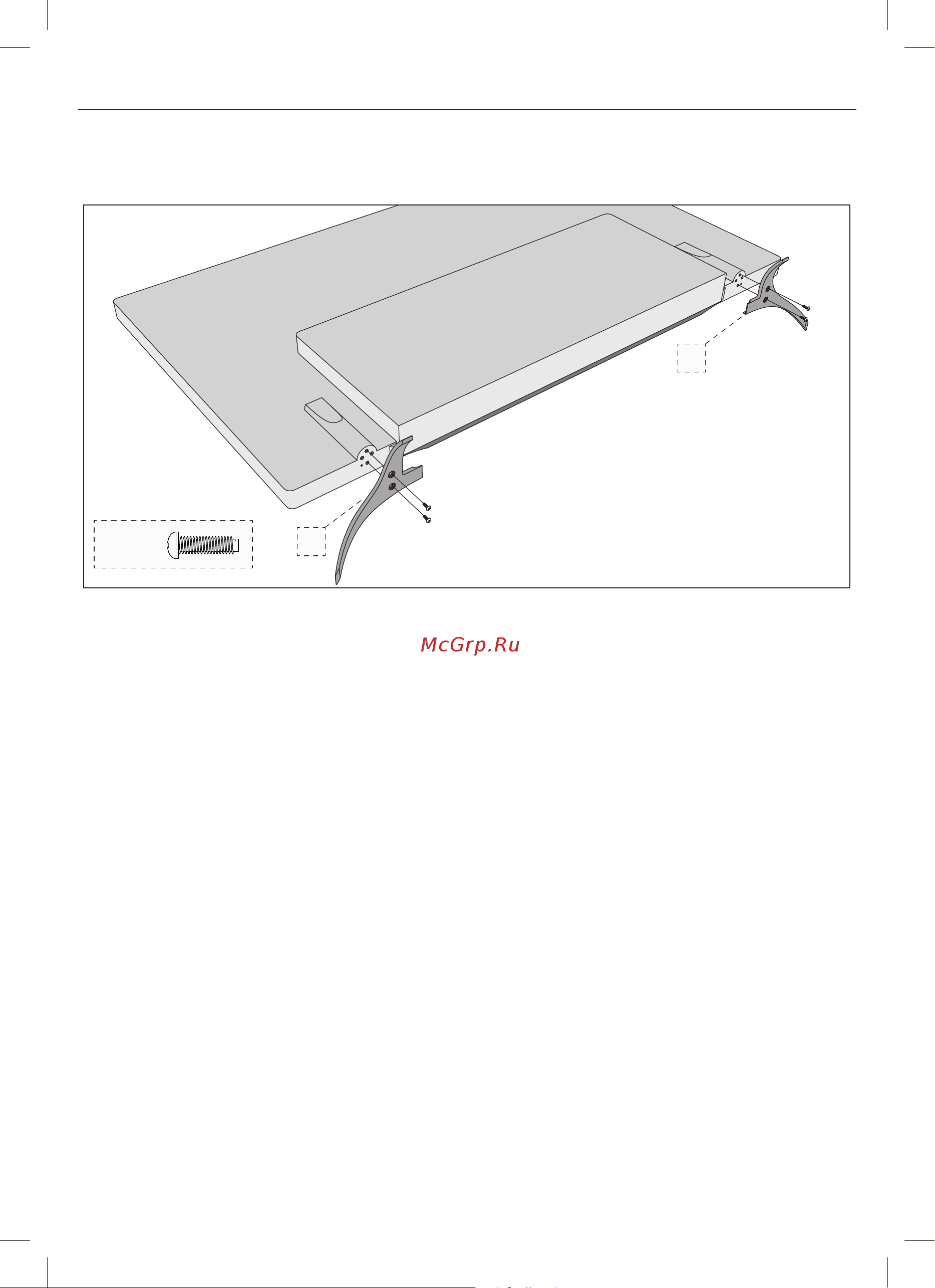 Sharp LC-32CFE6351E [24/28] Монтаж стенда stand installation
