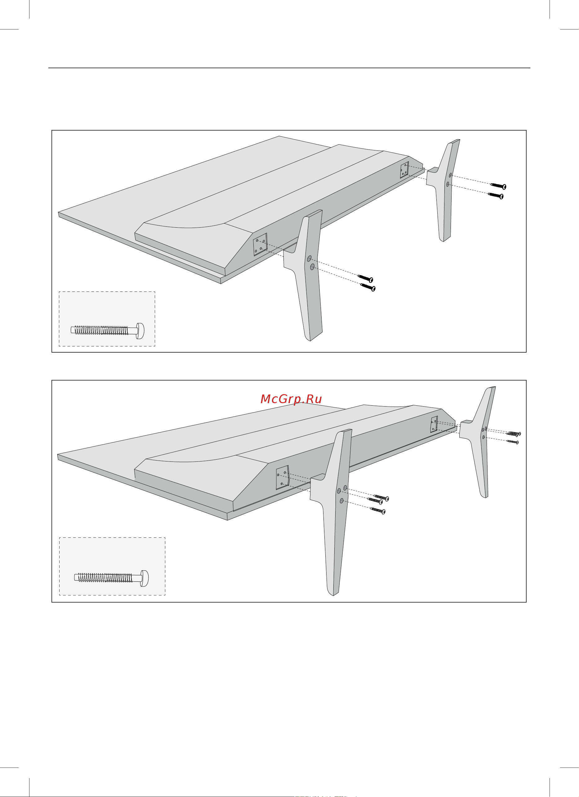 Sharp LC-32DHE4040E(W) [22/24] Монтаж стенда stand installation