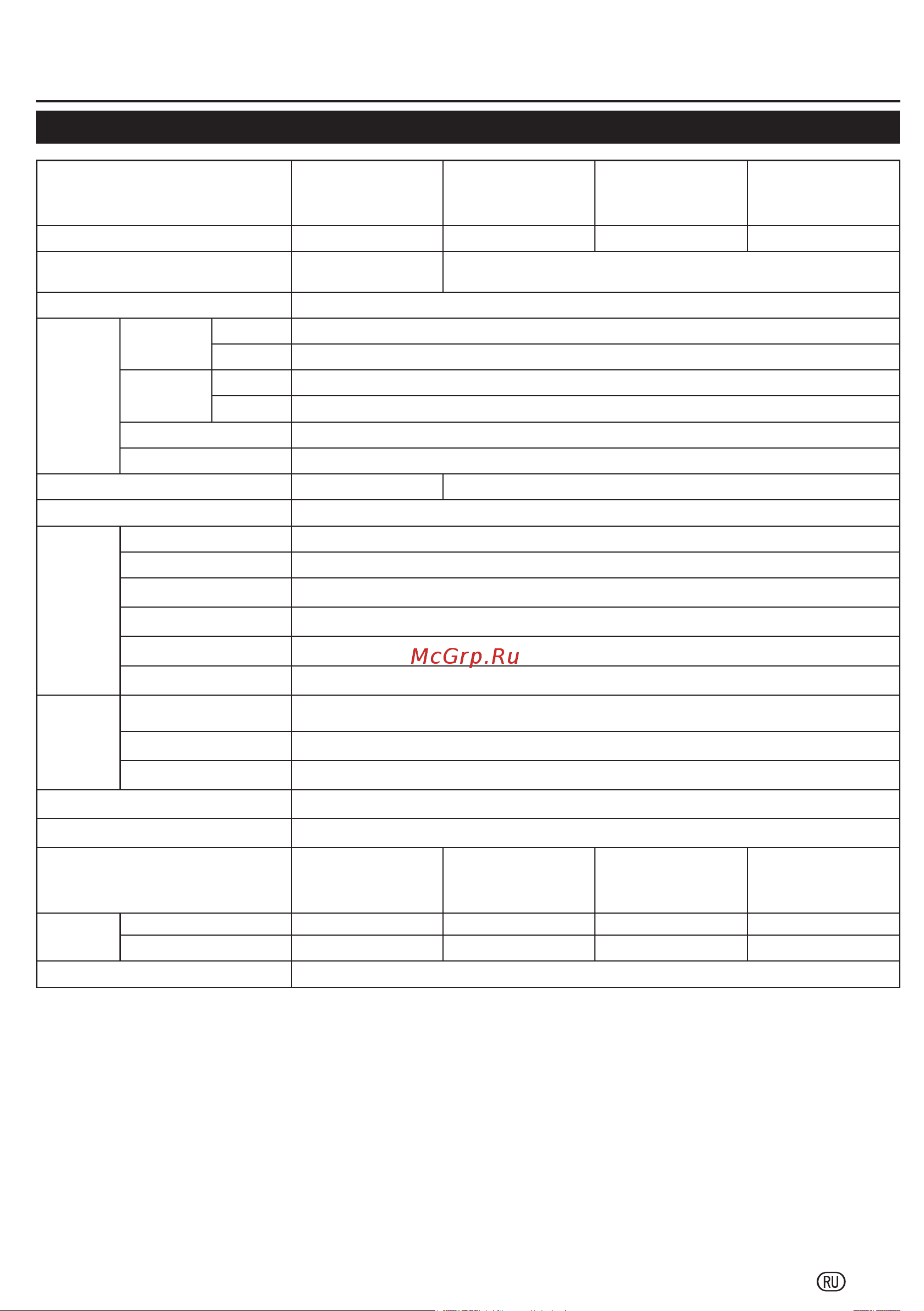 Sharp LC-42LD265 [13/16] Приложение