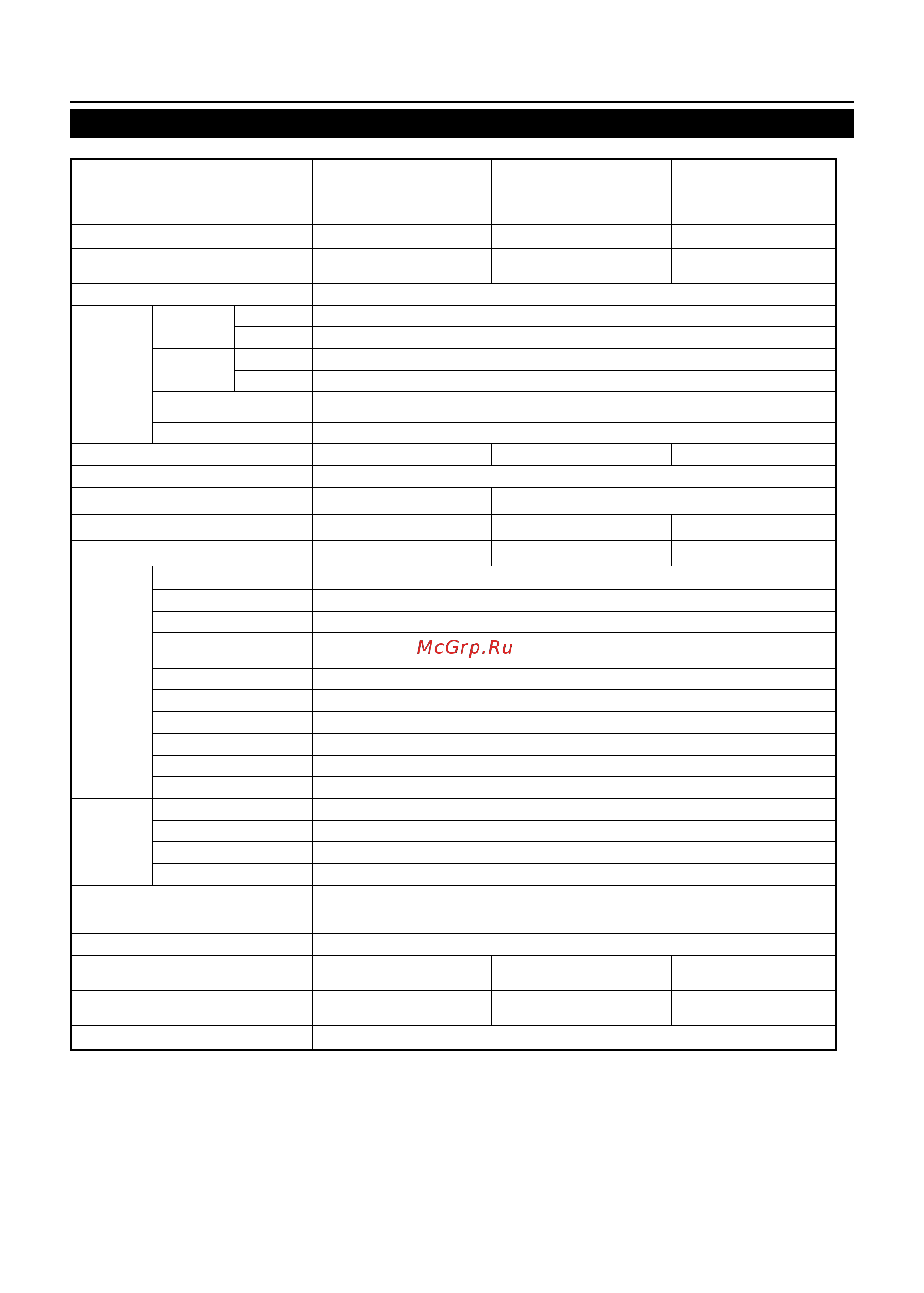 Sharp LC-42SB55RU [30/31] Технические данные