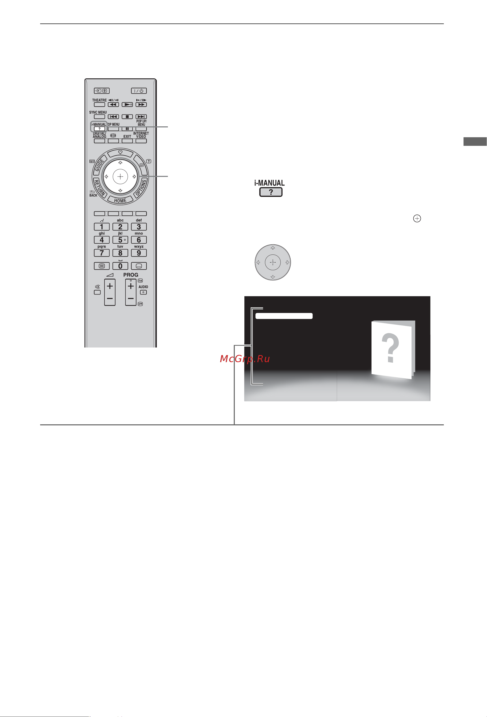 Sony KDL-32EX40B [9/21] Использование i manual