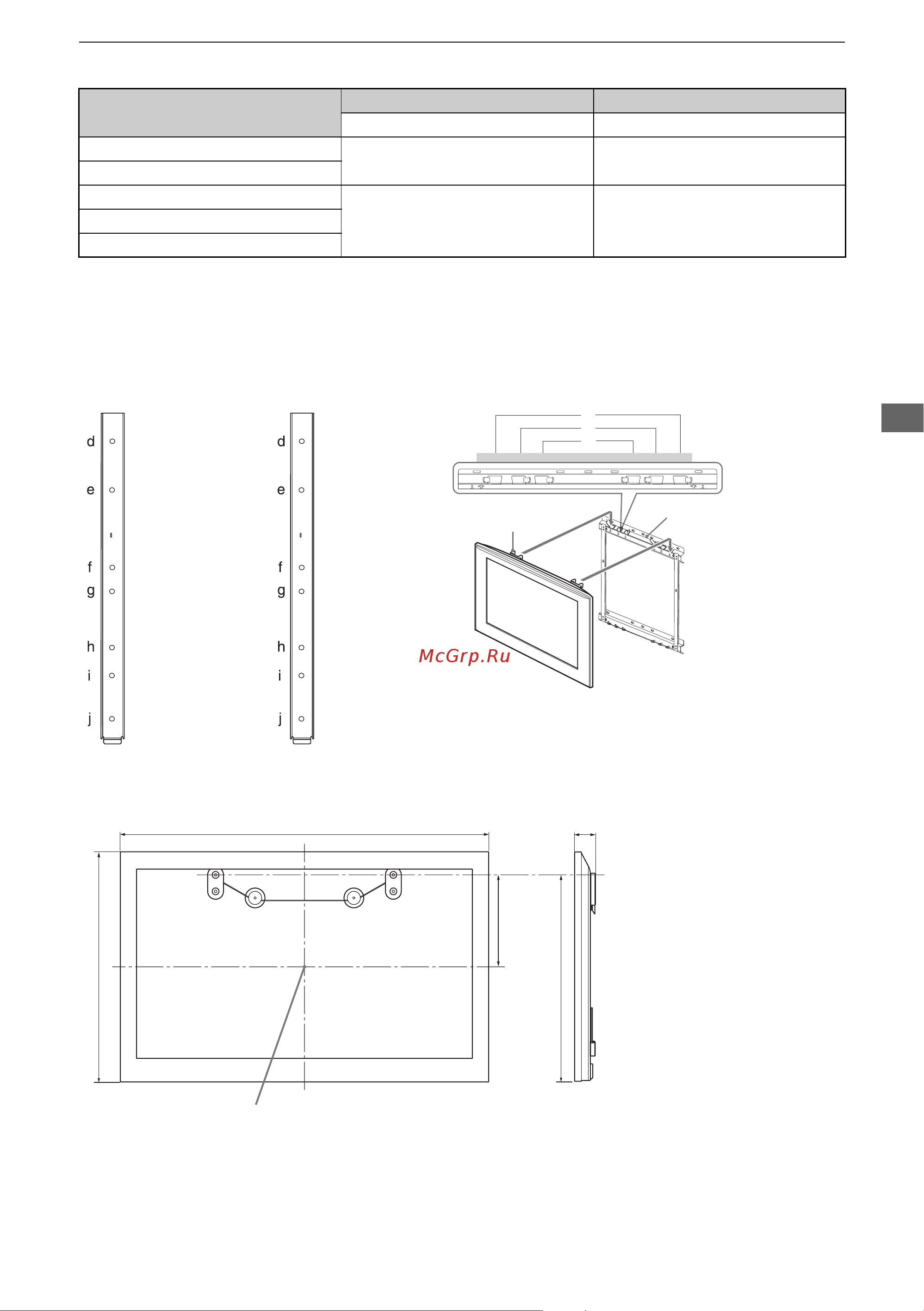 Sony KDL-55HX925 [31/34] Схема таблица расположения винтов и скоб
