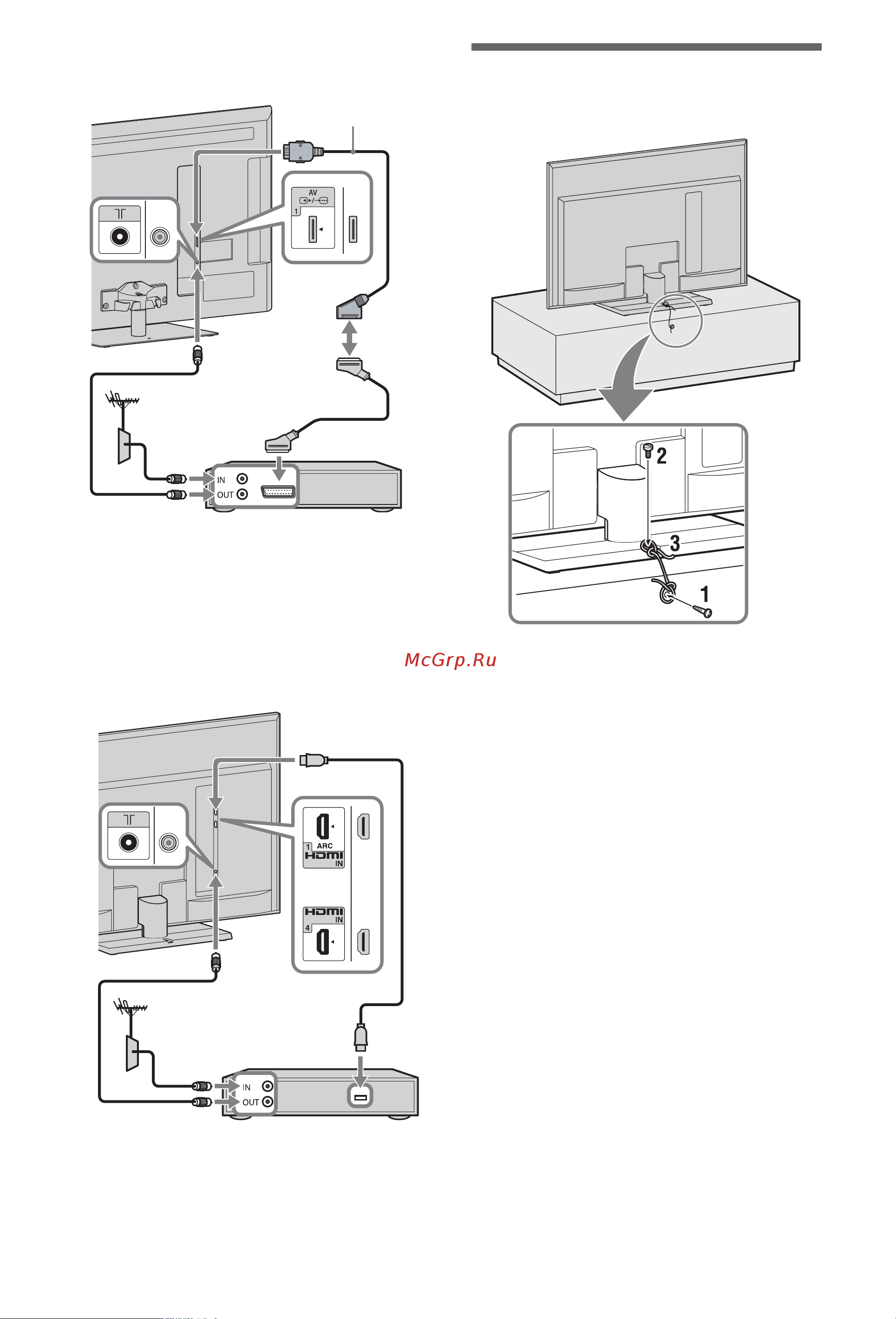 Sony KDL-40NX700 [8/27] Устойчивая установка телевизора