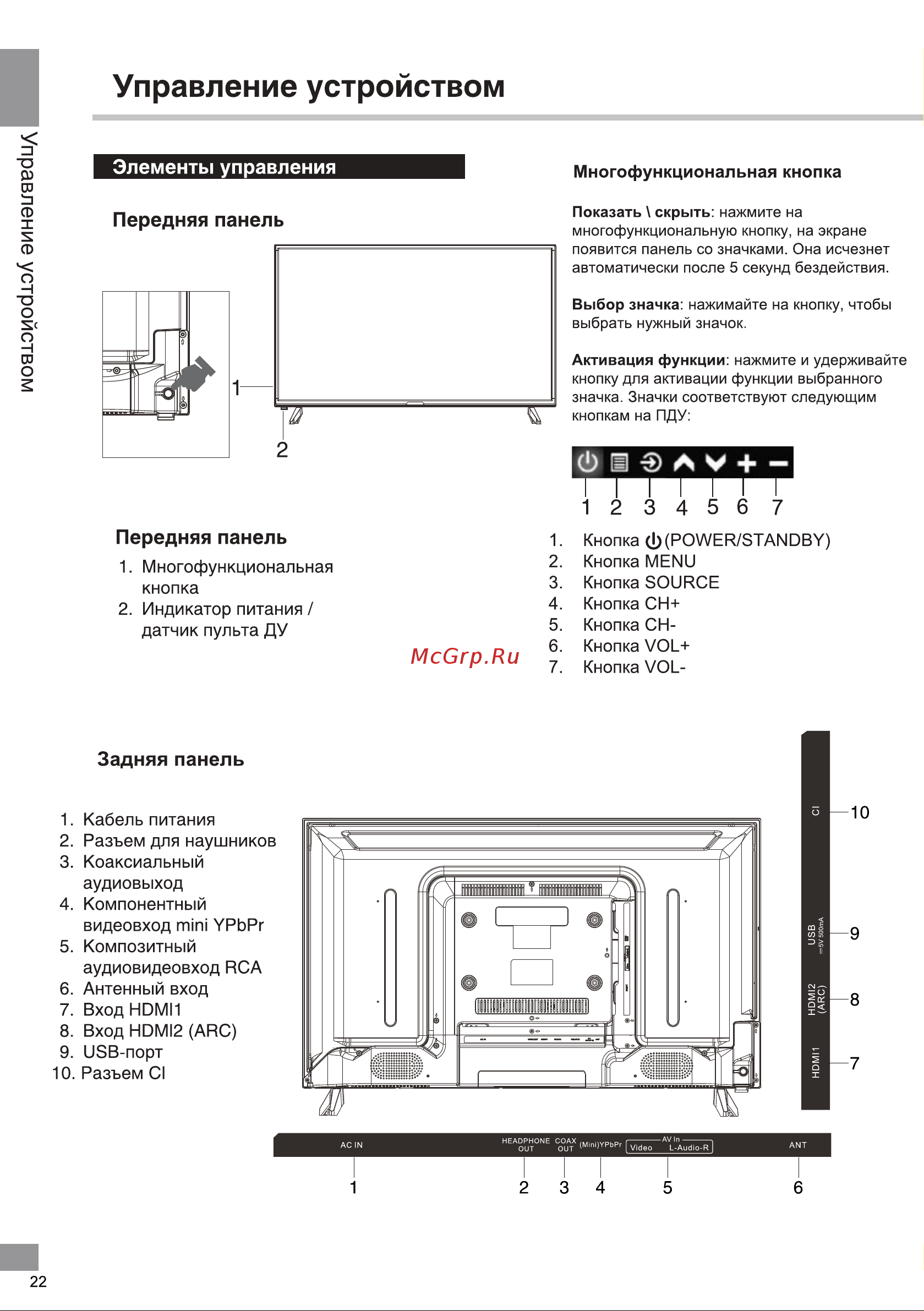 Telefunken TF-LED32S56T2S Руководство по эксплуатации онлайн [7/23] 703096