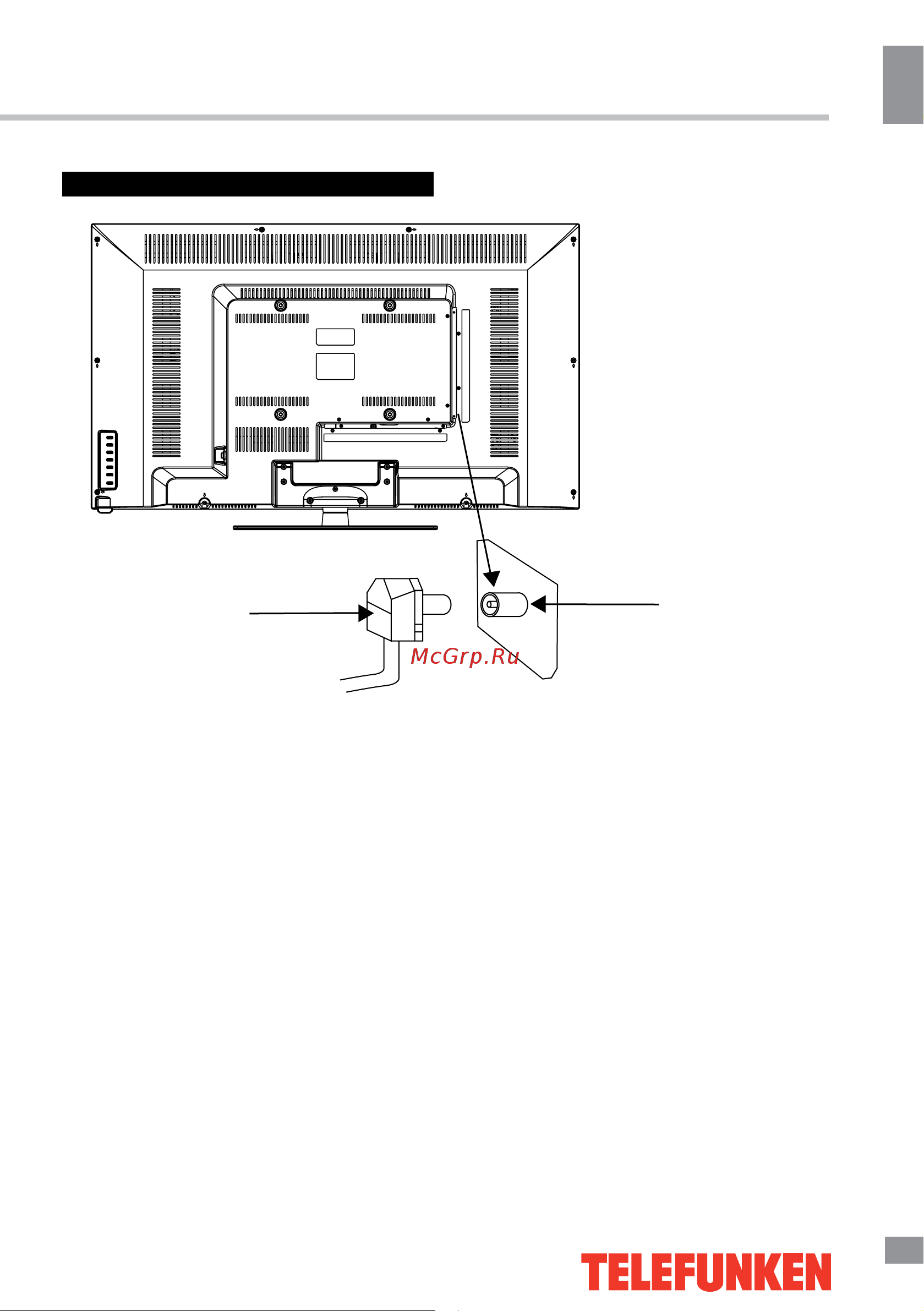 Telefunken TF-LED39S32T2 [5/34] Connection