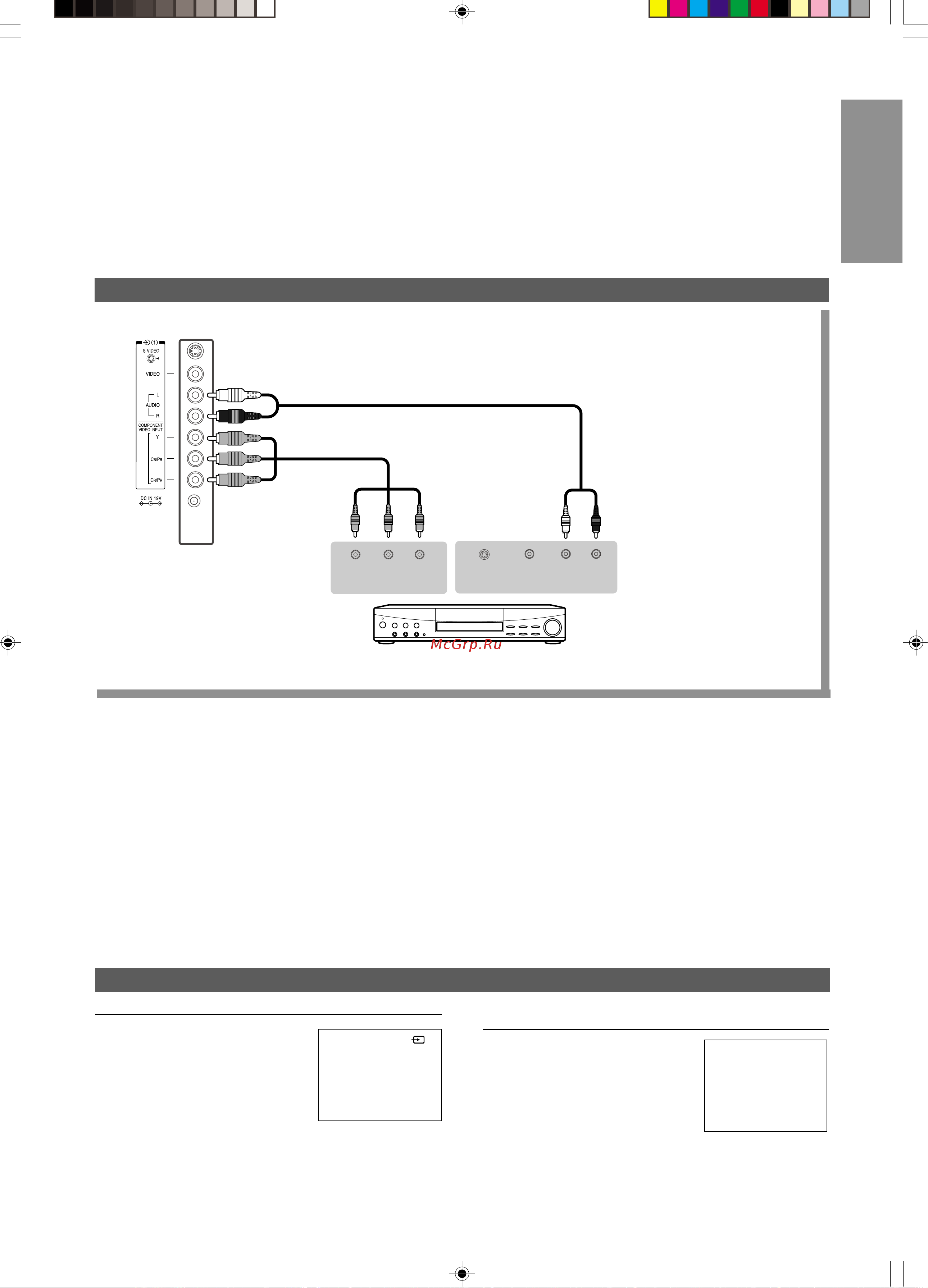Toshiba 14JL7R [11/28] Источник входного видеосигнала