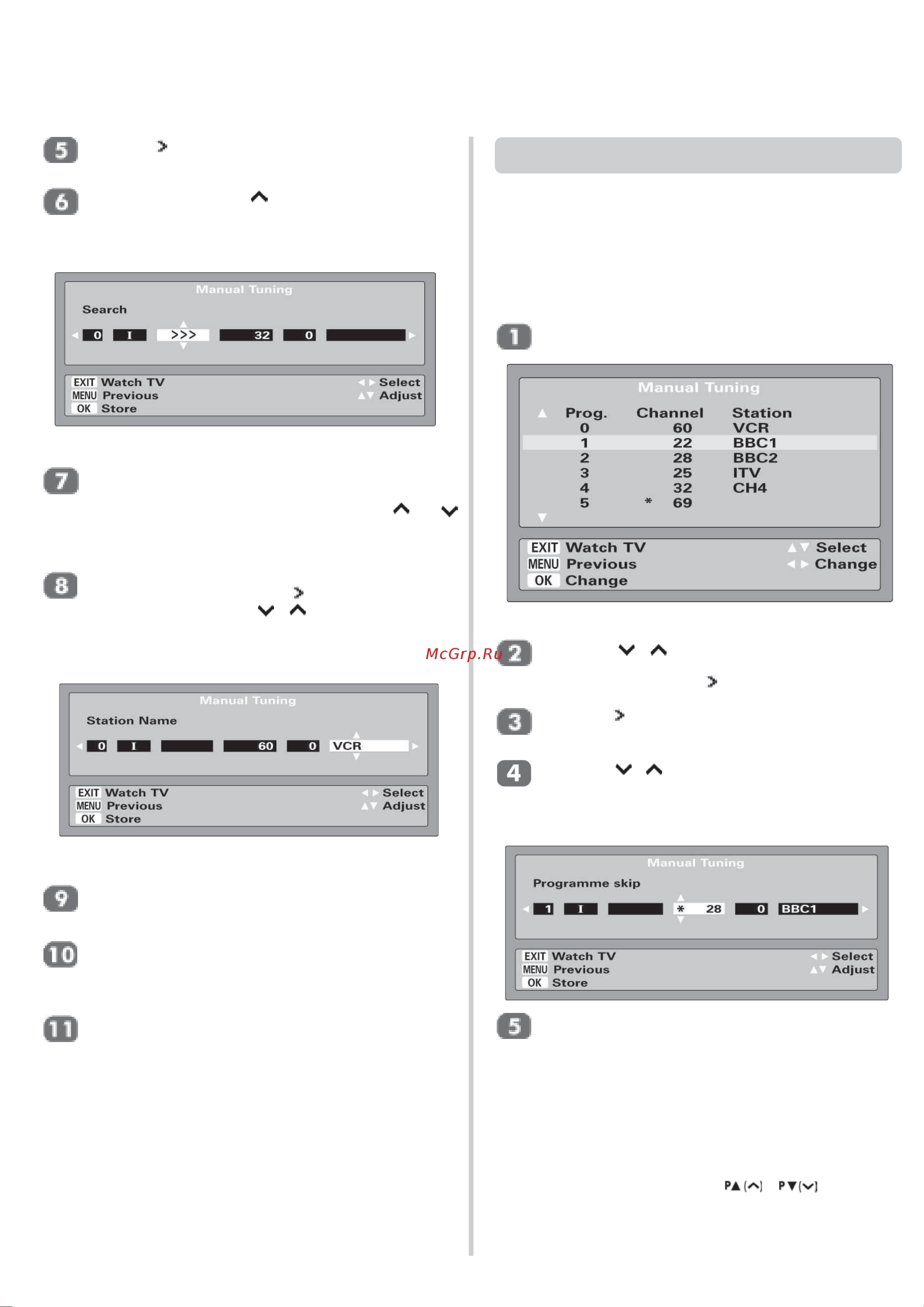 Toshiba 32ZH46P [10/21] Ðó íàÿ íàñòðîéêà òåëåâèçîðà ïðîäîëæåíèå óñòàíîâêà çàïðåòà íà ïðîñìîòð îòäåëüíûõ ïðîãðàìì
