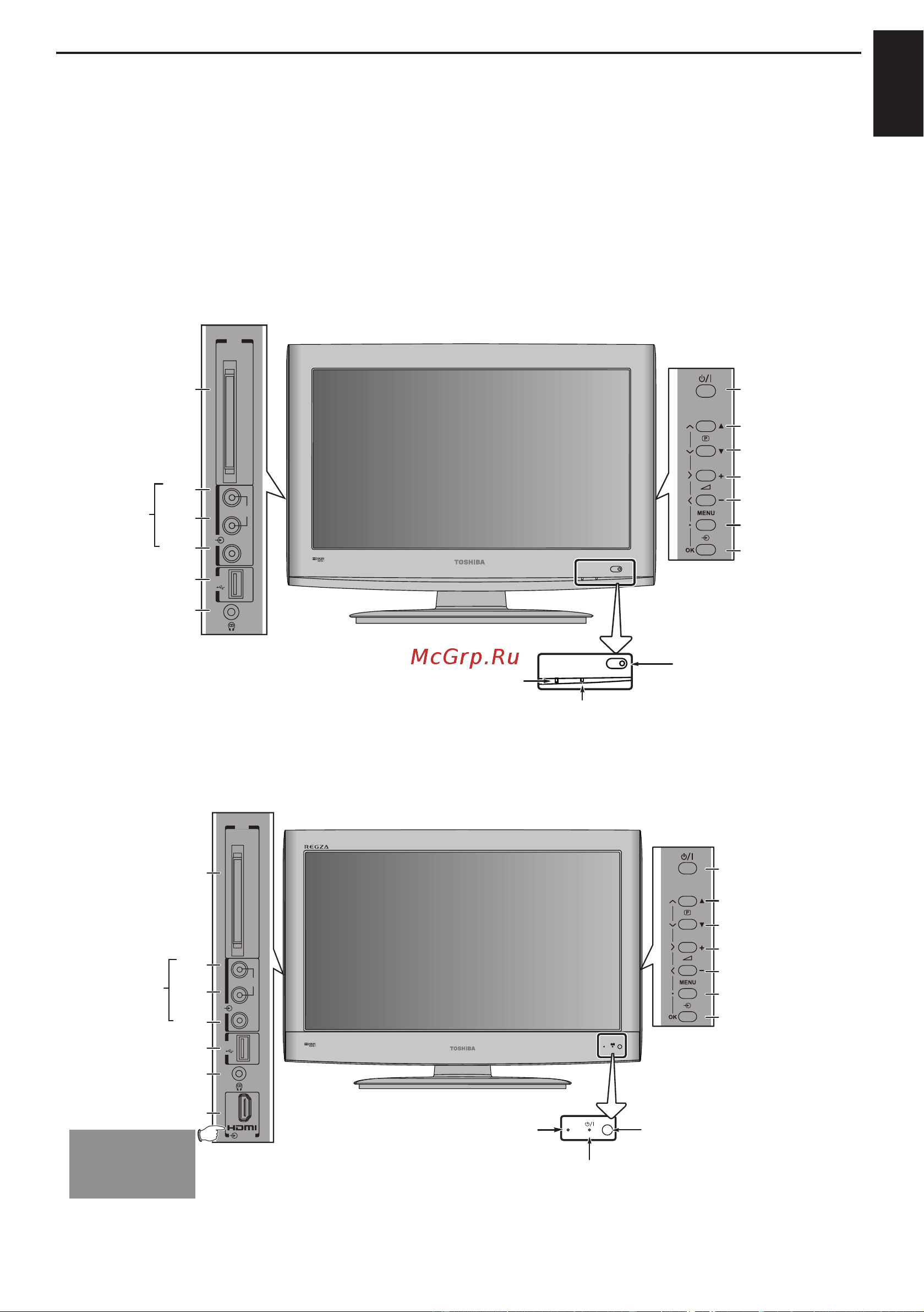 Toshiba 32LV733G [18/57] Использование элементов управления