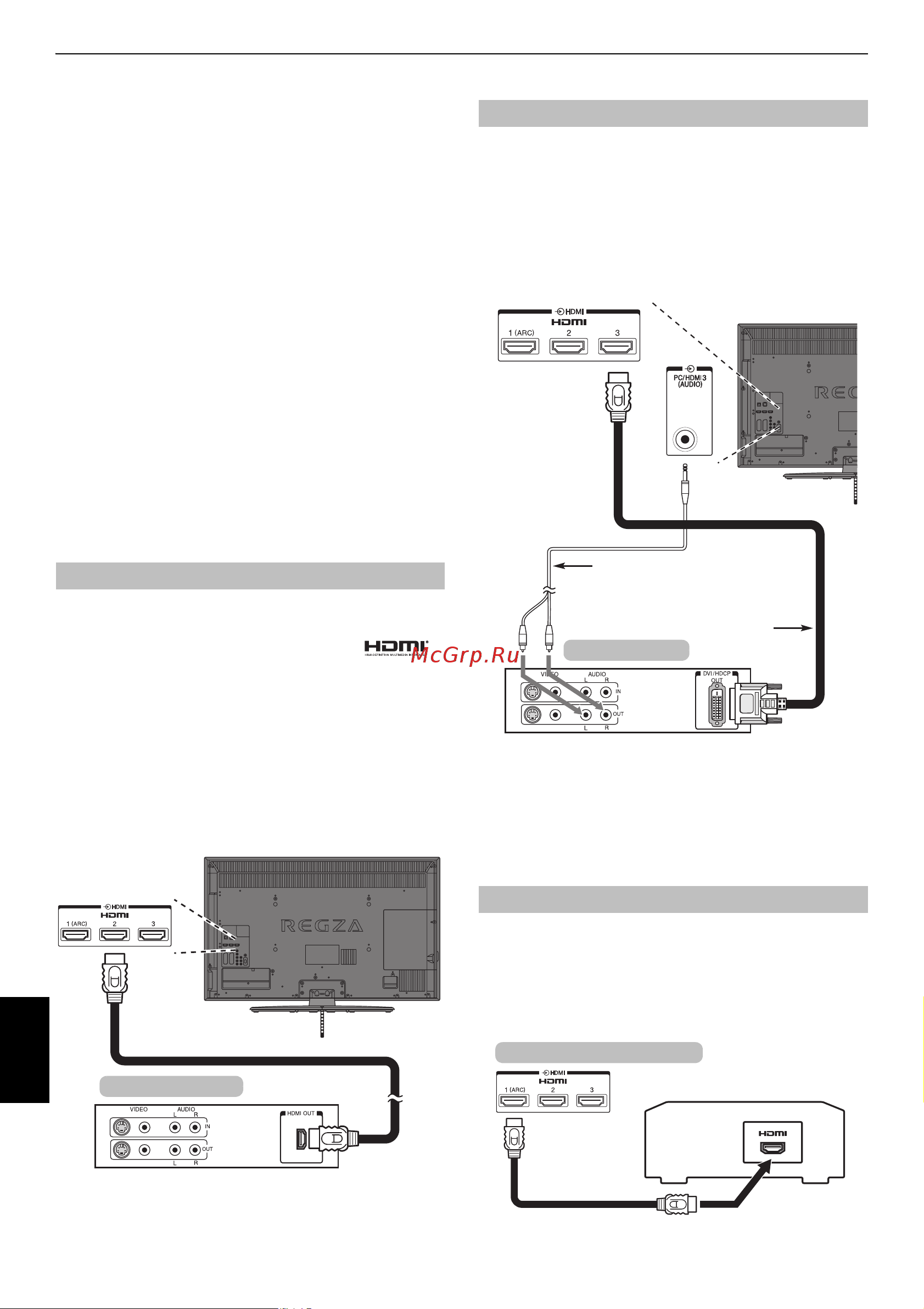 Toshiba 37RV743 REGZA [10/84] Instaport