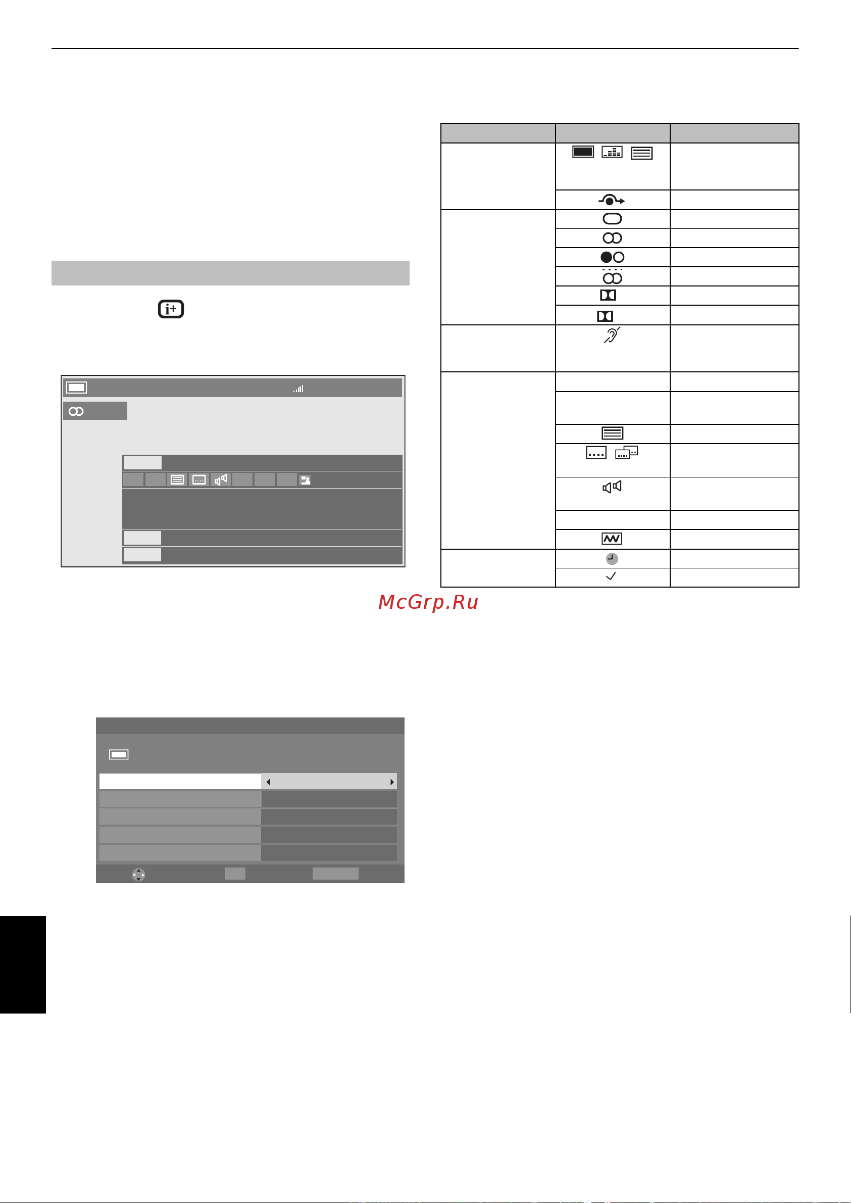 Toshiba 37XV636 [38/57] Органы управления и функции