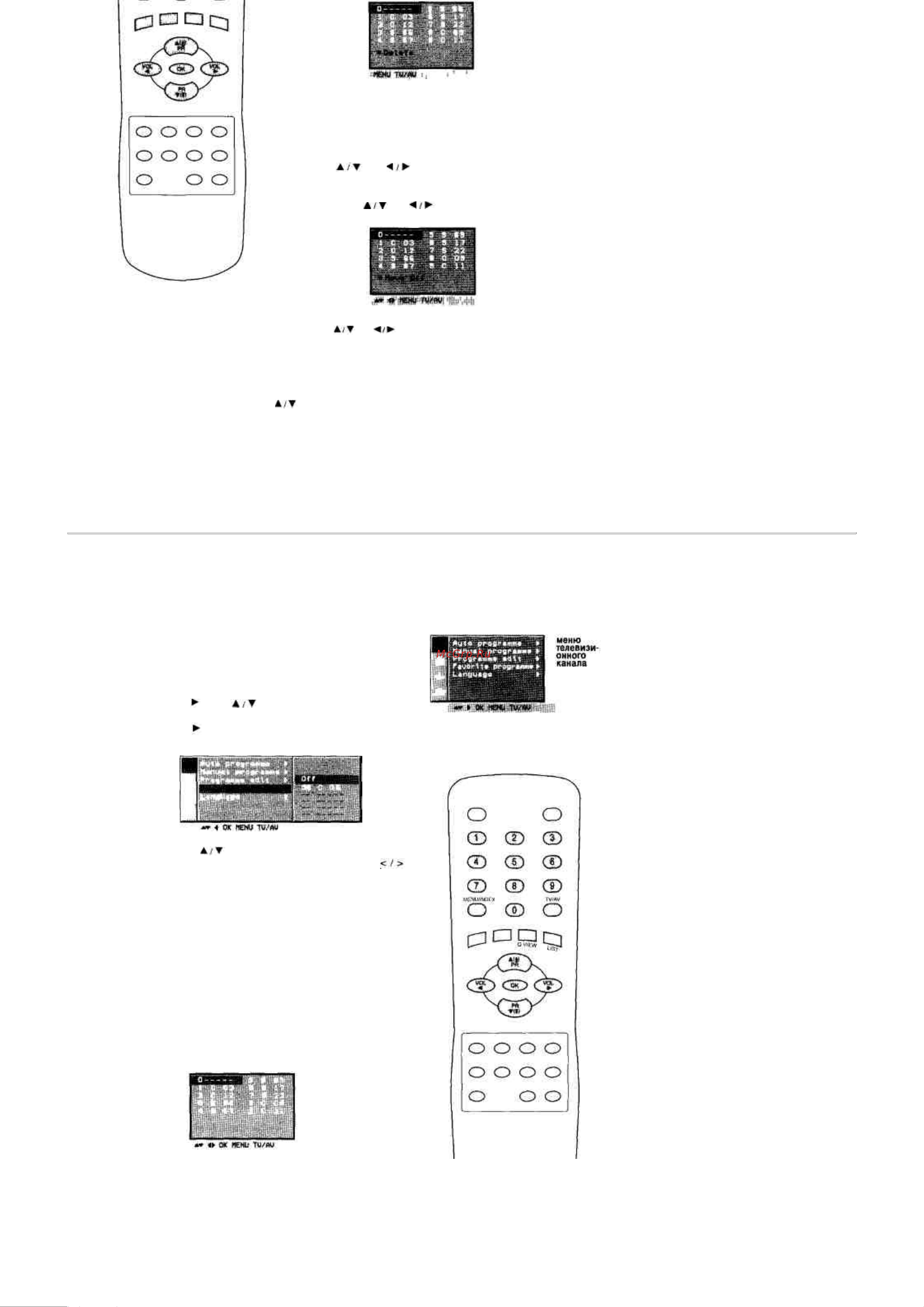 LG RT-21FB35M [9/19] Настройка на телевизионные станции