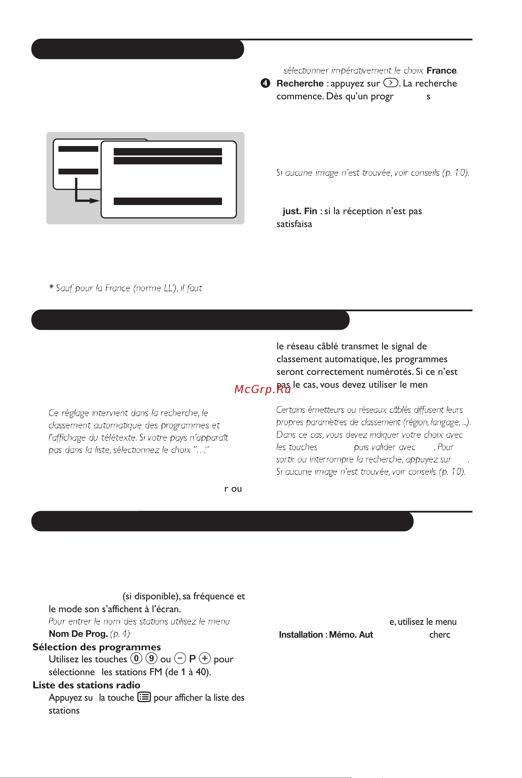 Philips 29PT5507 [21/54] Autres réglages du menu installation