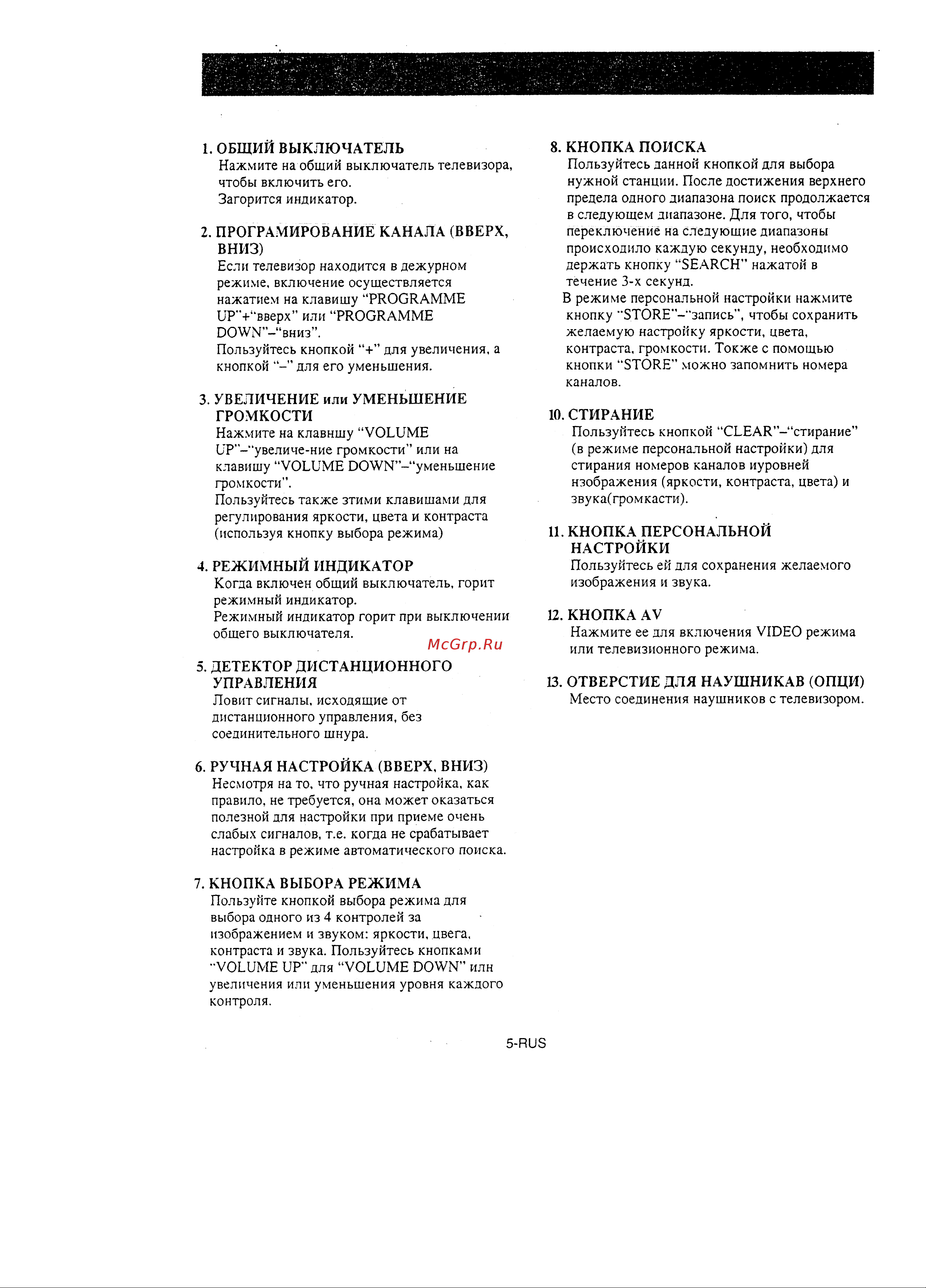 Samsung CK-5013 Руководство по эксплуатации онлайн [6/24] 704146