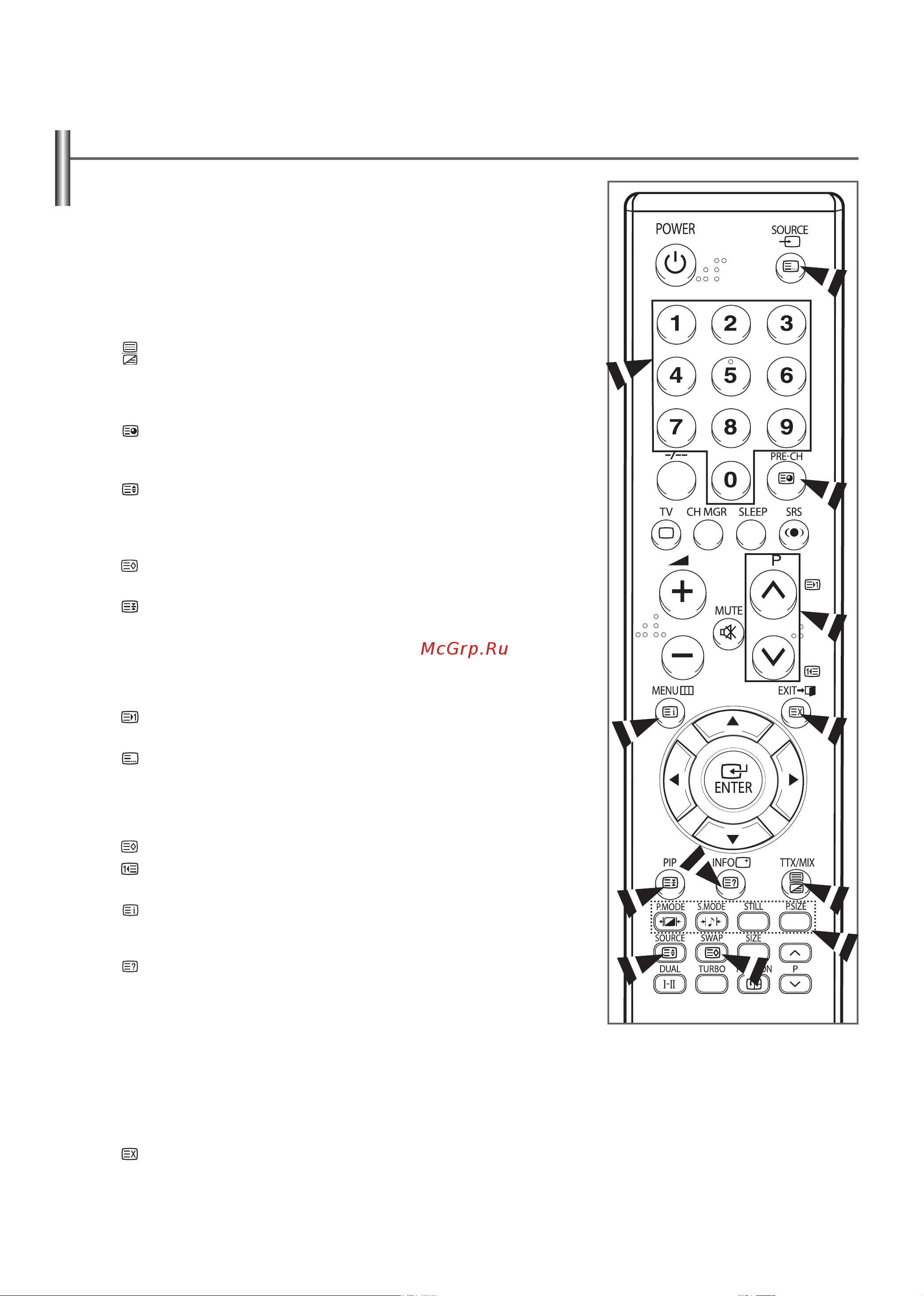 Samsung CS-29Z40HPQ (HSQ) [27/32] Функция телетекста