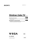 Sony KV-SR292M99K Руководство по эксплуатации