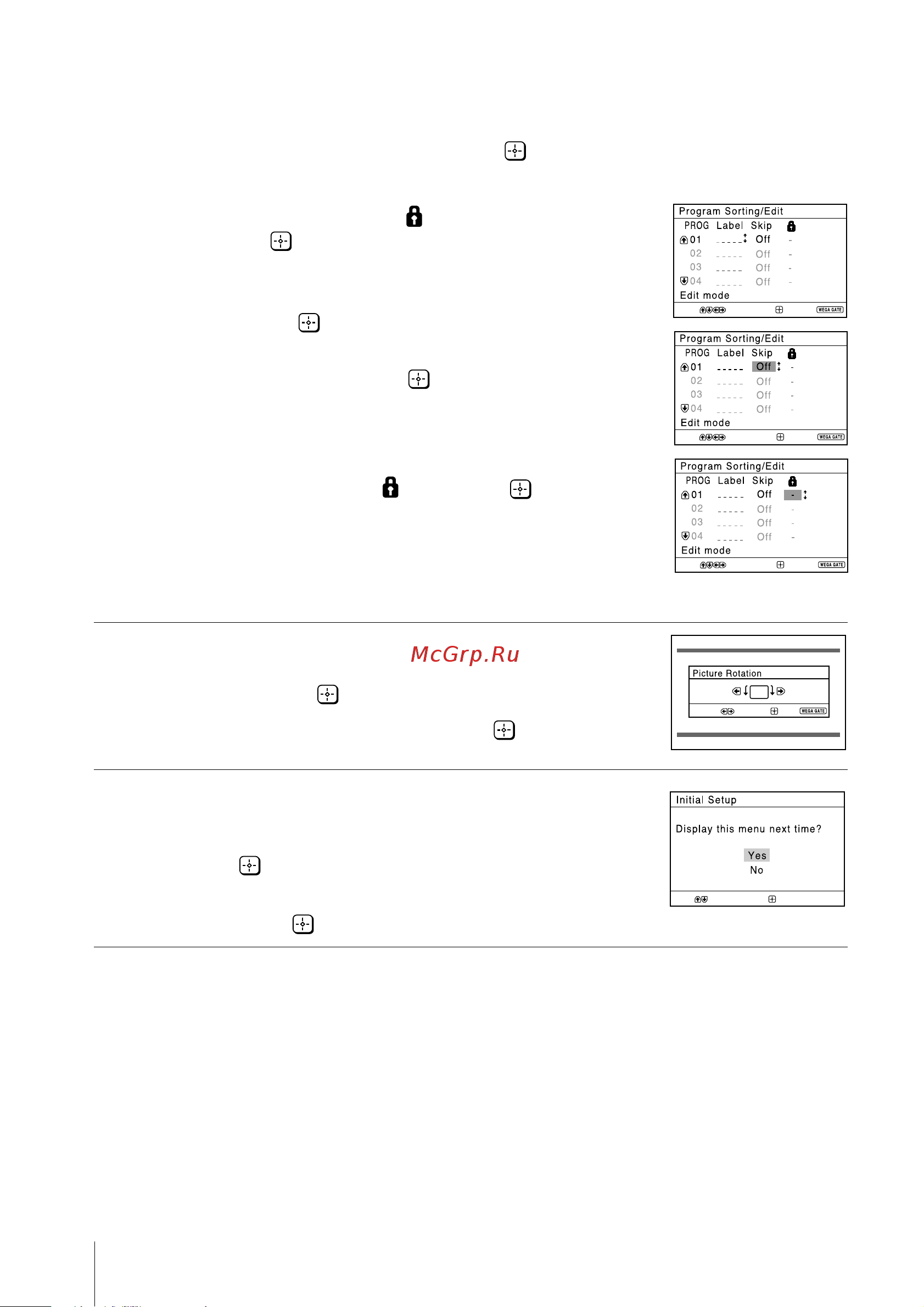 Sony KV-SW21M95 [6/49] Setting up your tv initial setup continued