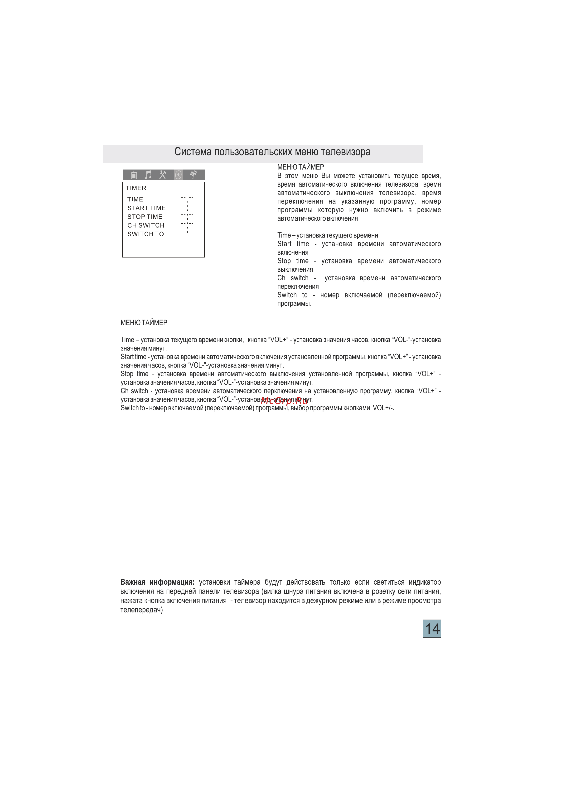 Thomson 21U12 [15/17] Страница 15