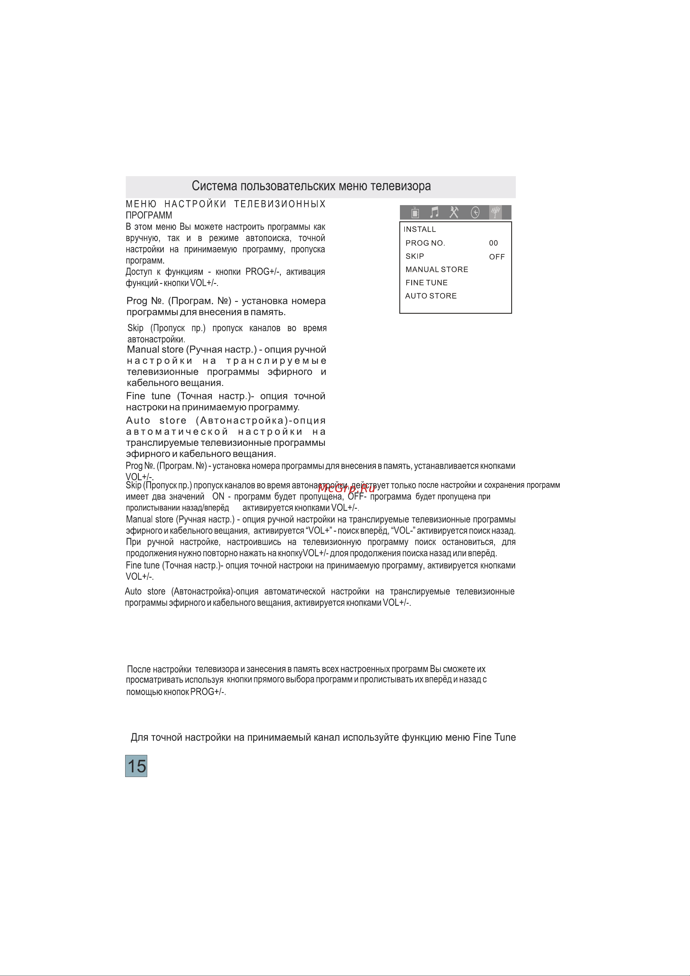 Thomson 21U12 [16/17] Страница 16