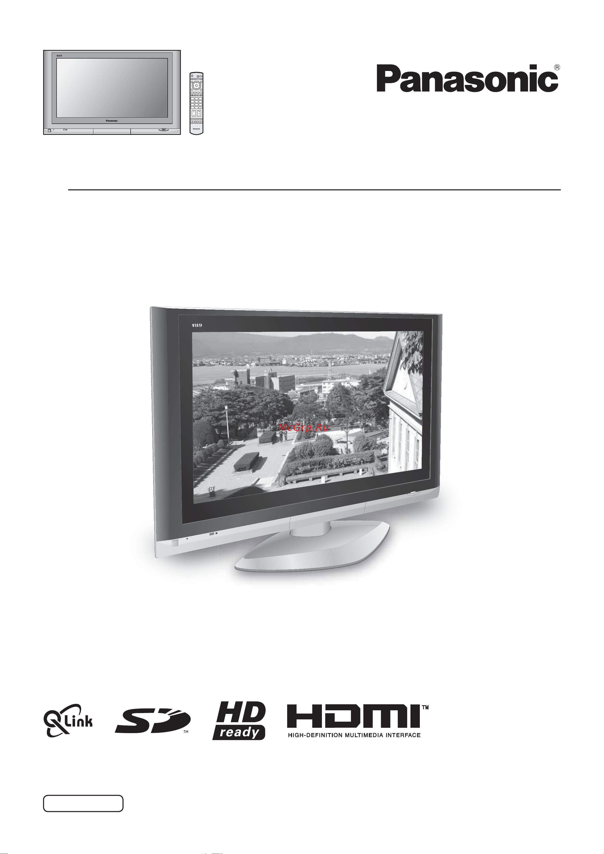 Panasonic TH-42PV500R_TH-50PV500R Руководство по эксплуатации онлайн