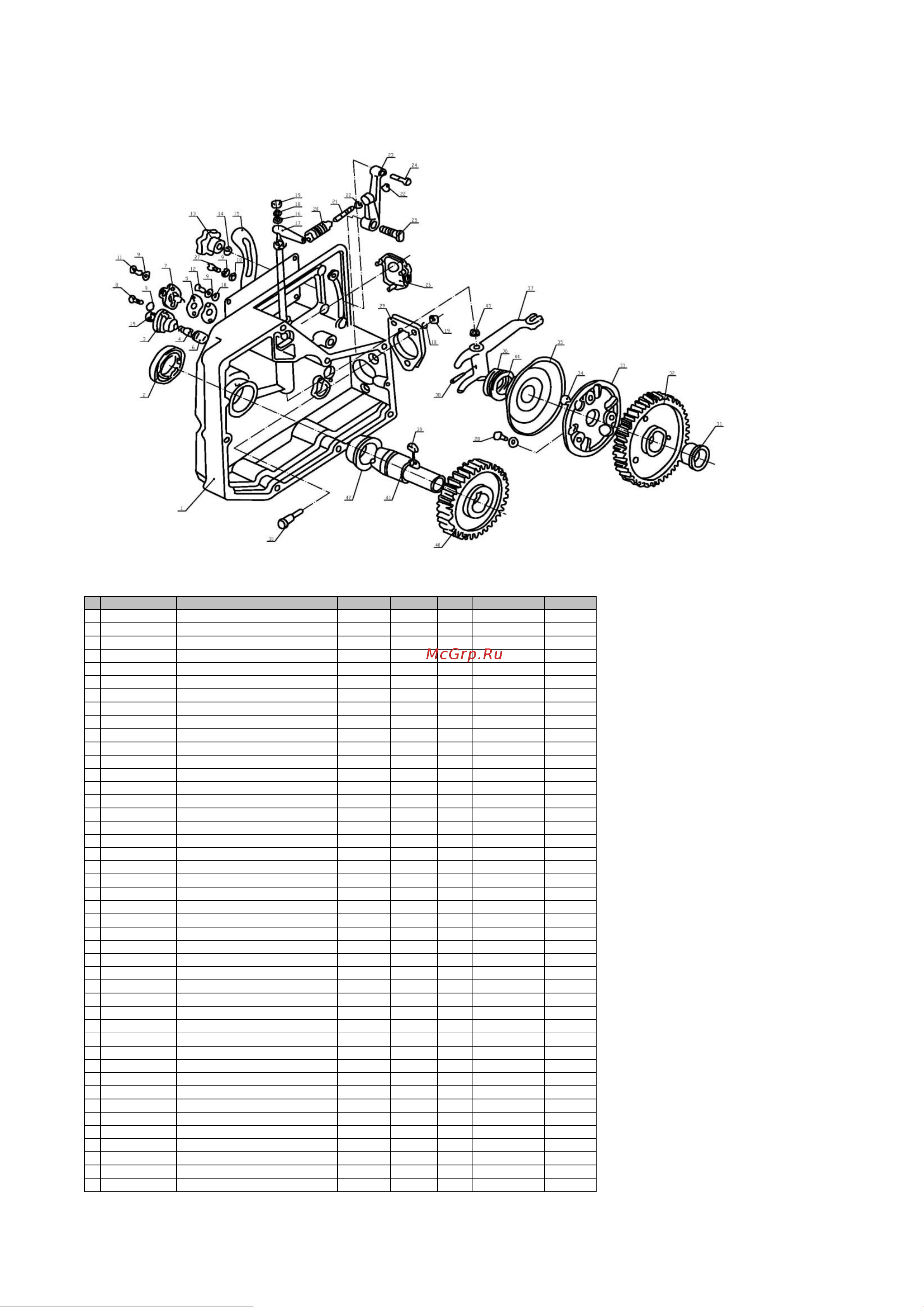 Champion DG10E 3   деталировка [3/15] Engine for dg10 dg10 3 7