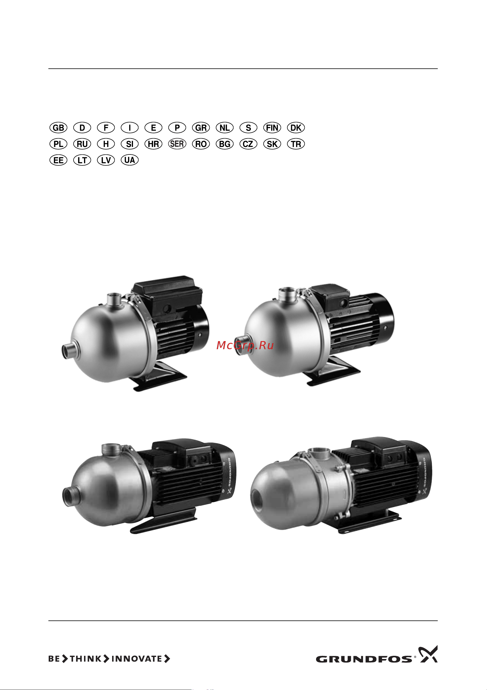Grundfos CHI ... Руководство по эксплуатации онлайн