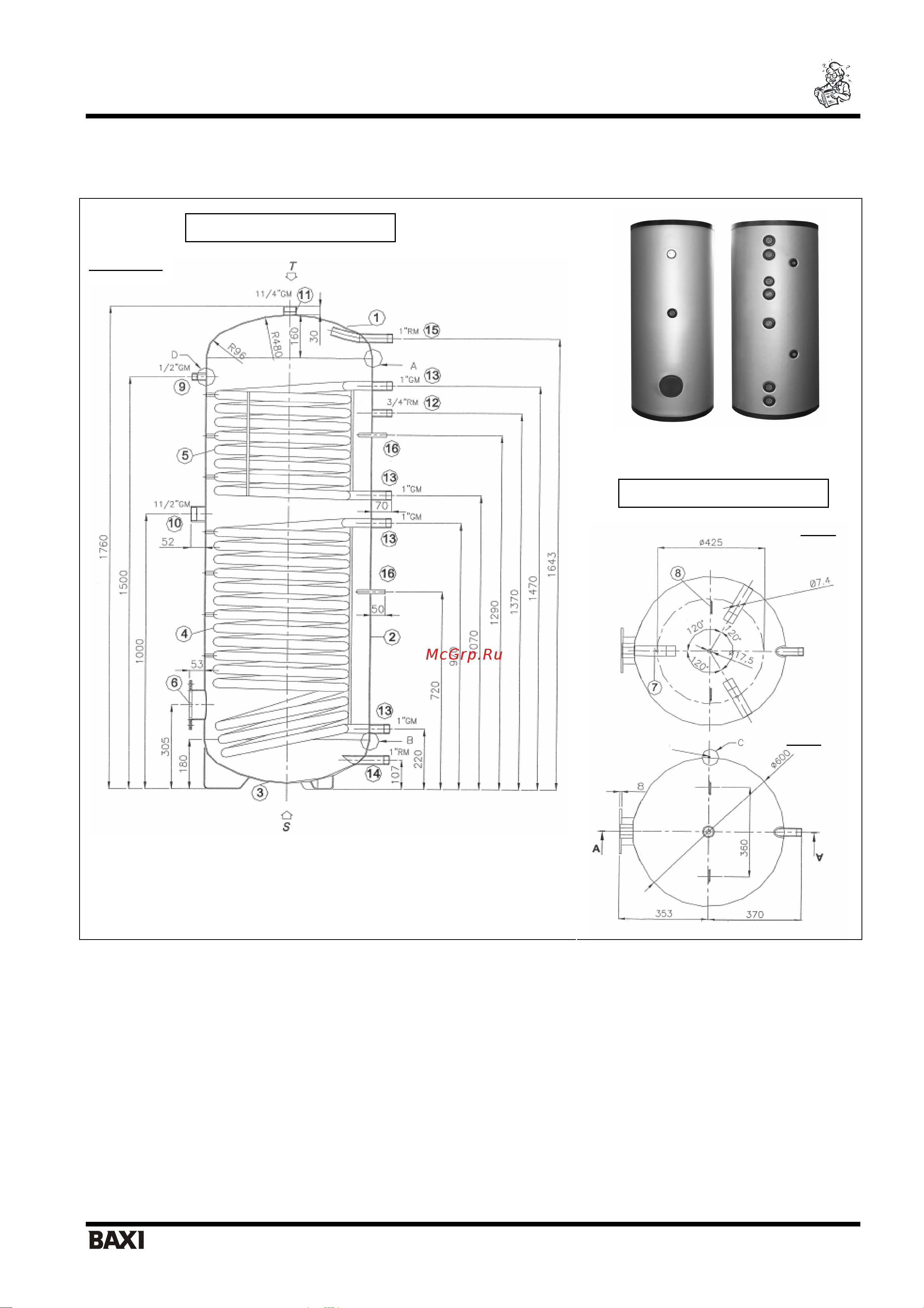 Baxi UB DC+_UB SC+_UB Руководство по эксплуатации онлайн [10/23] 705118