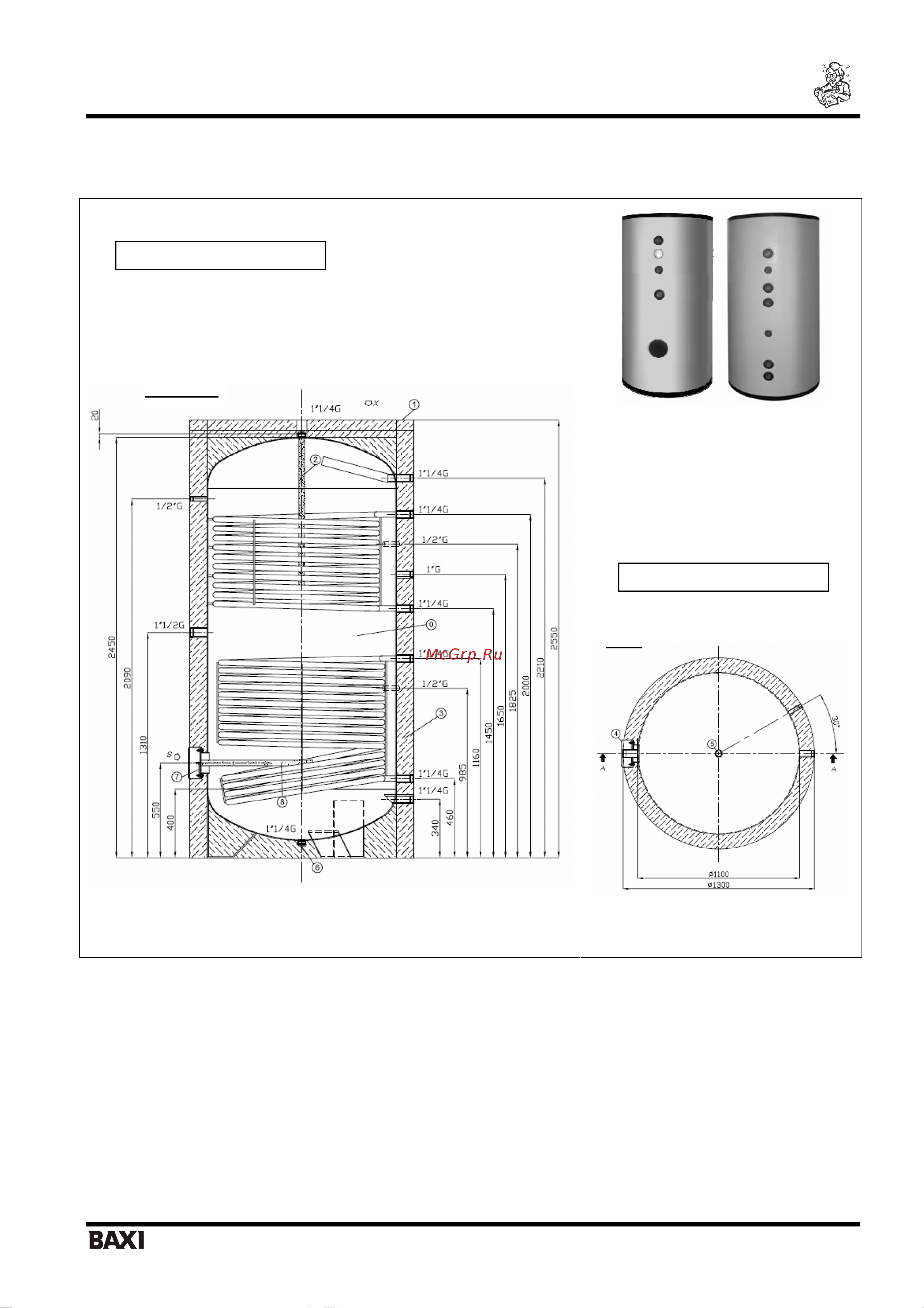 Baxi UB DC+_UB SC+_UB Руководство по эксплуатации онлайн [16/23] 705118