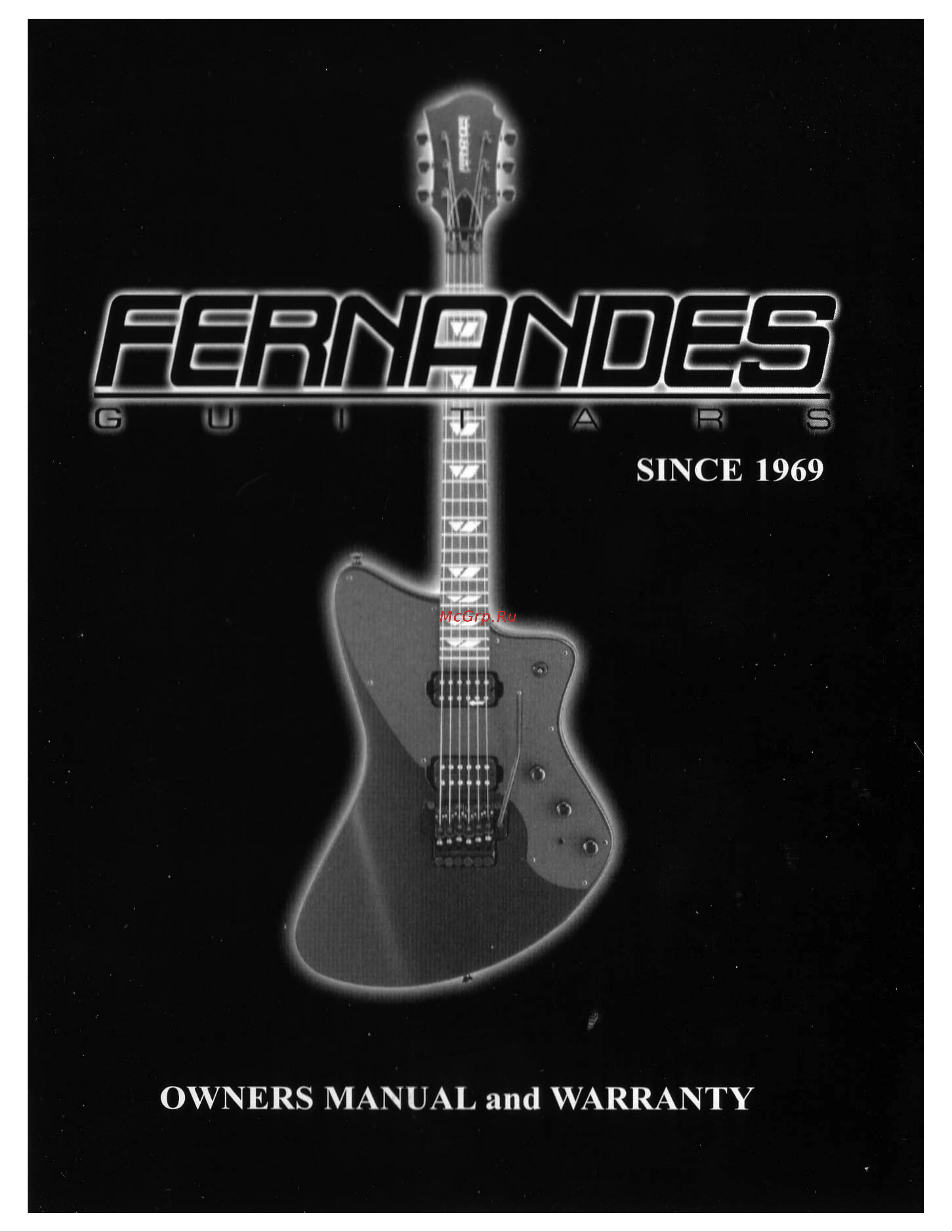 FERNANDES NATIVE X05 SFG Руководство по эксплуатации онлайн