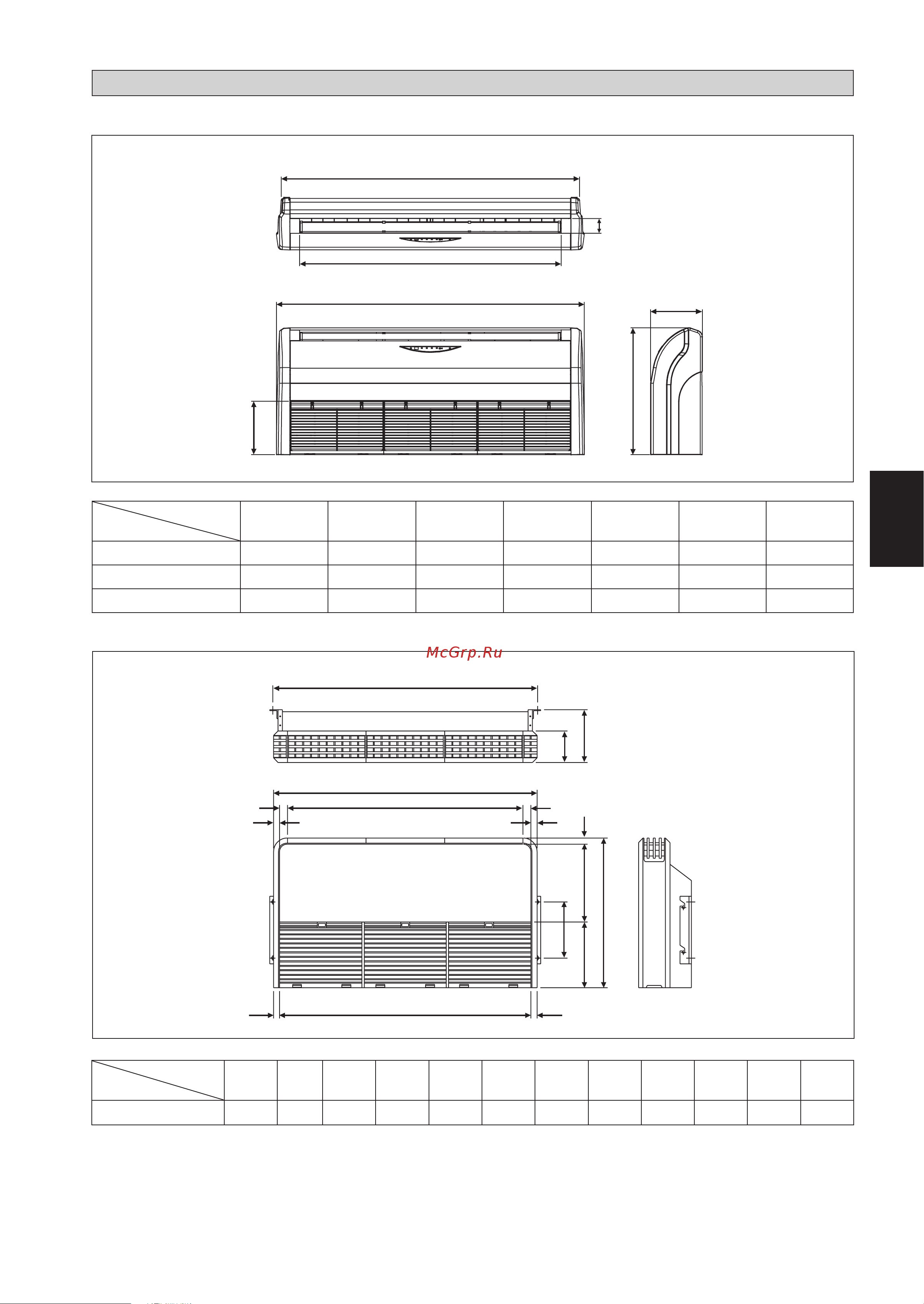 Daikin AHQ-C [51/124] Esquema y dimensiones
