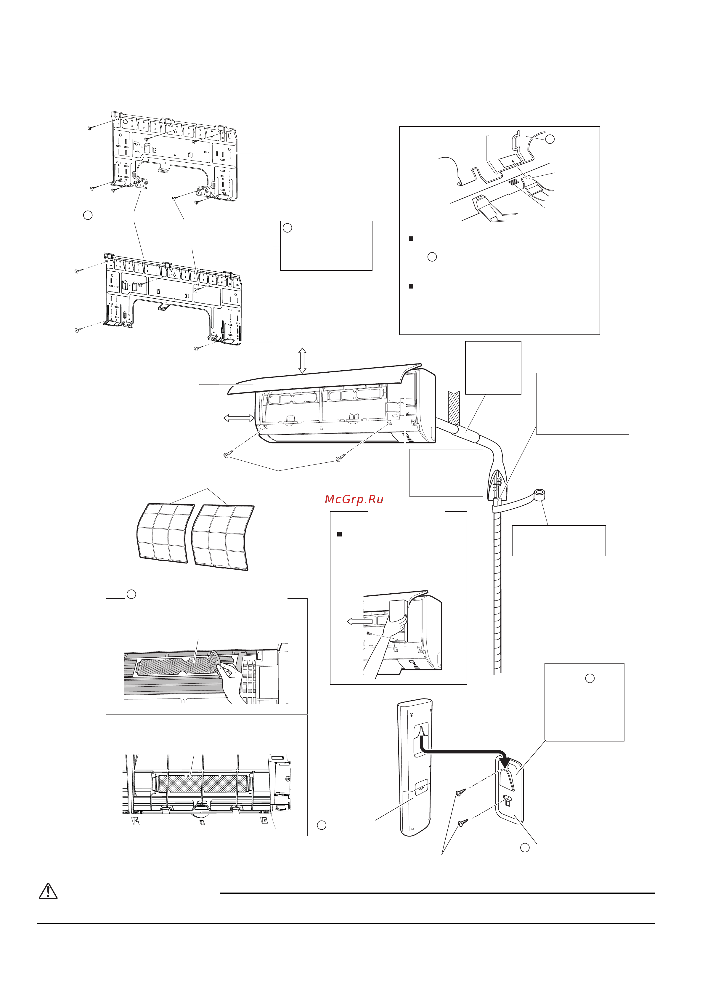 Daikin FTX-KV [10/24] Монтажные чертежи внутреннего агрегата