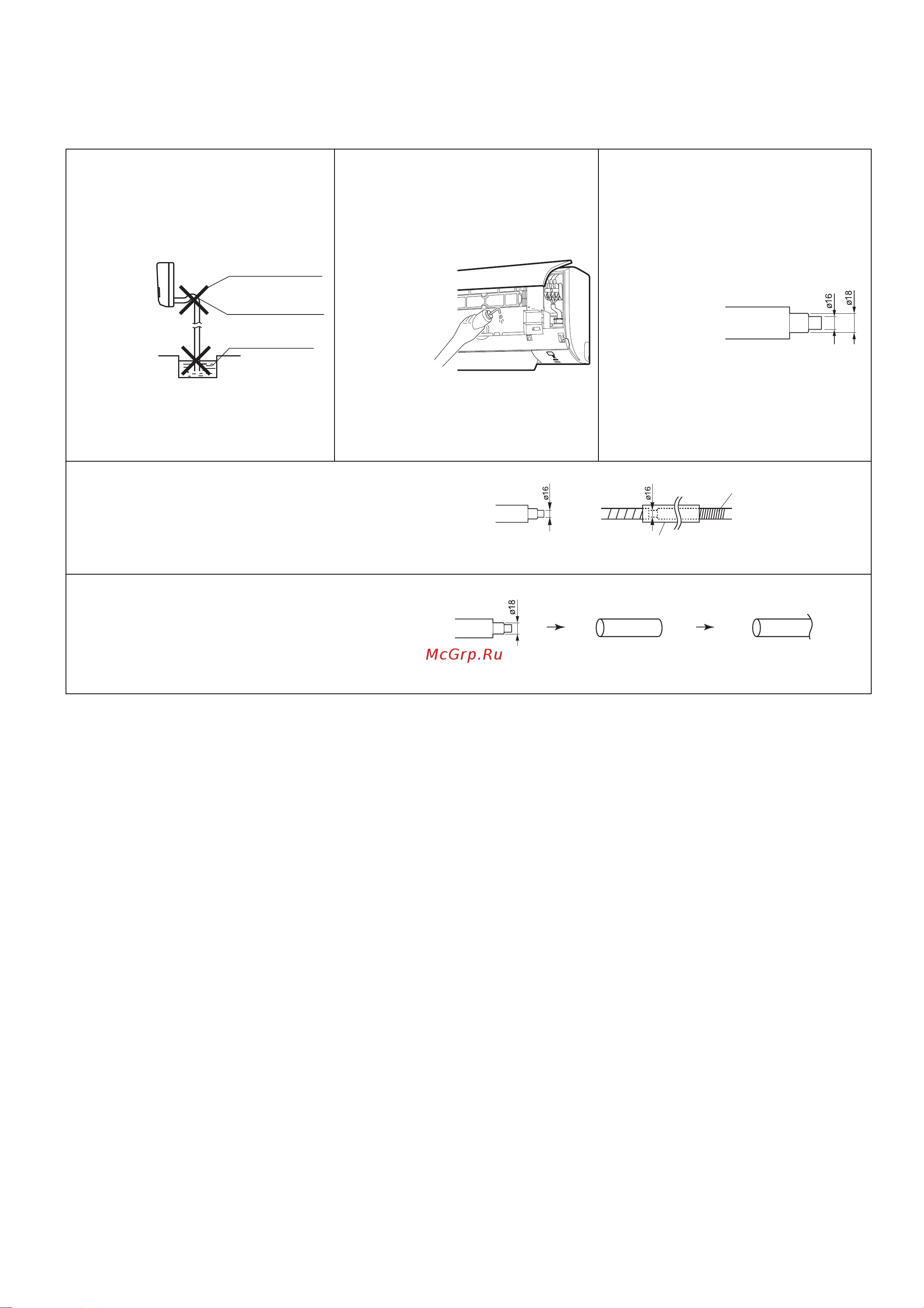 Daikin FTX-KV [17/24] Дренажный трубопровод