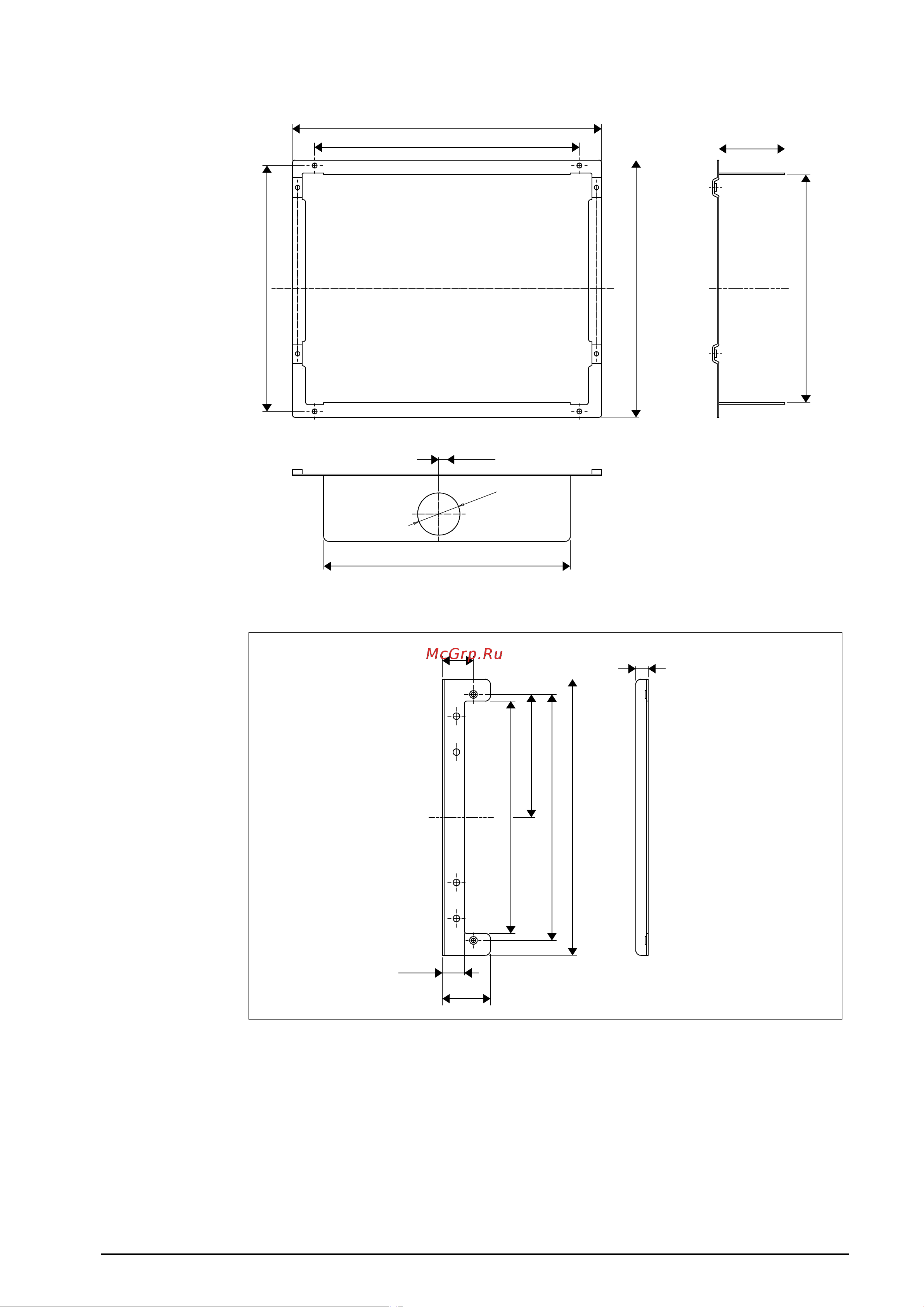 Daikin DCM601A51 [10/52] Рамочный кронштейн