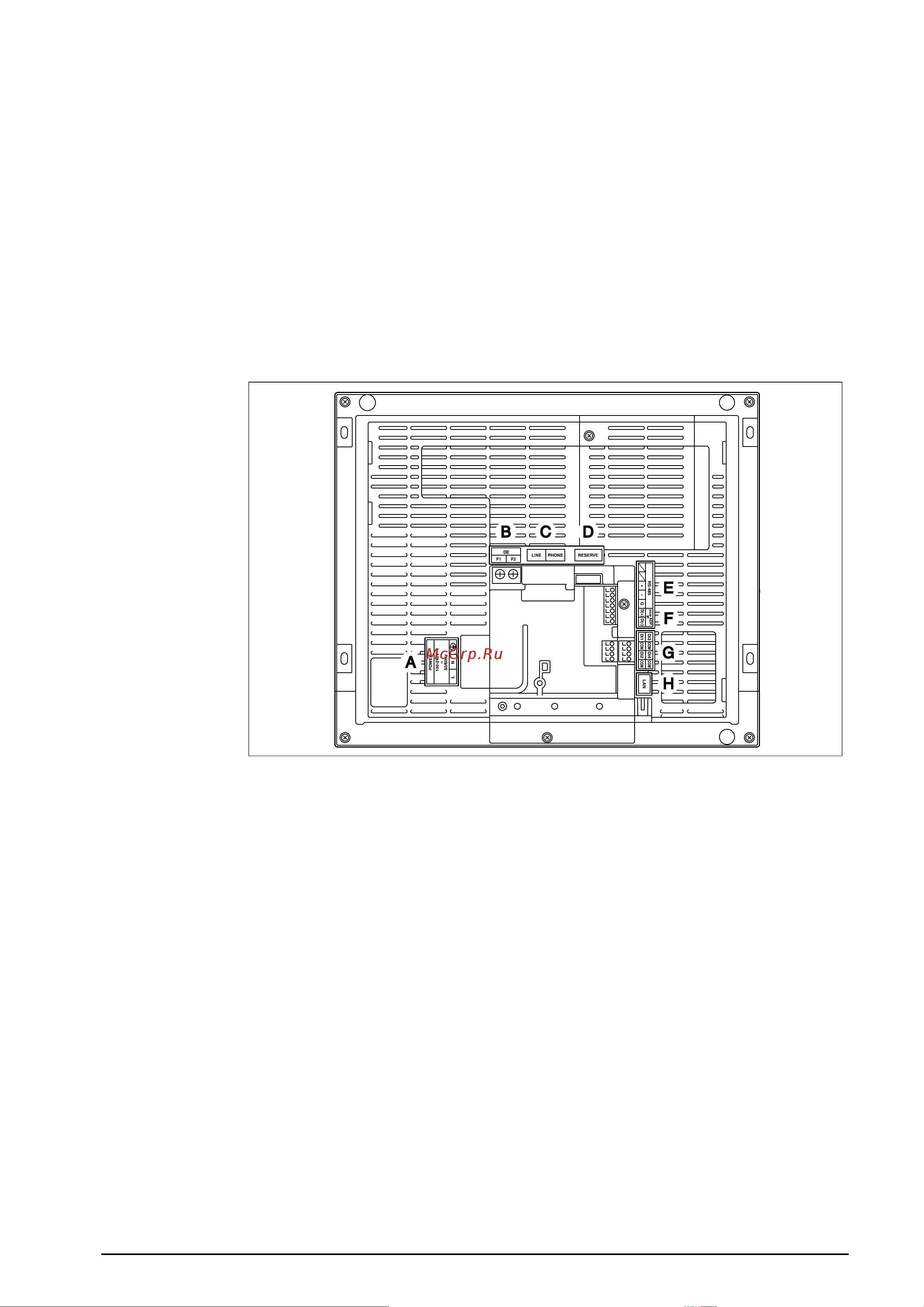 Daikin DCM601A51 [11/52] Расположение клемм и выключателей