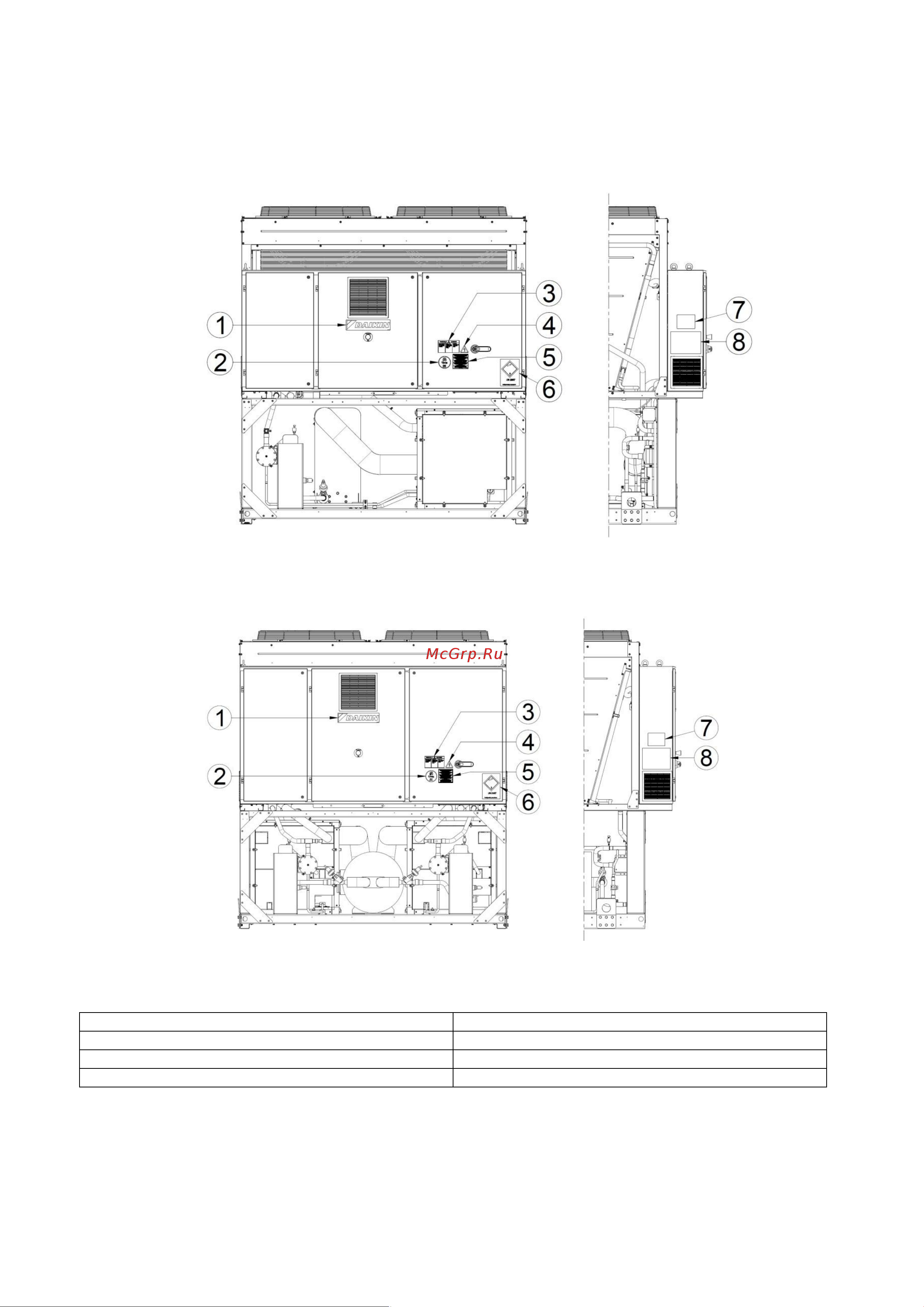 Daikin EWAD-TZXRB Руководство по эксплуатации онлайн [6/20] 705437