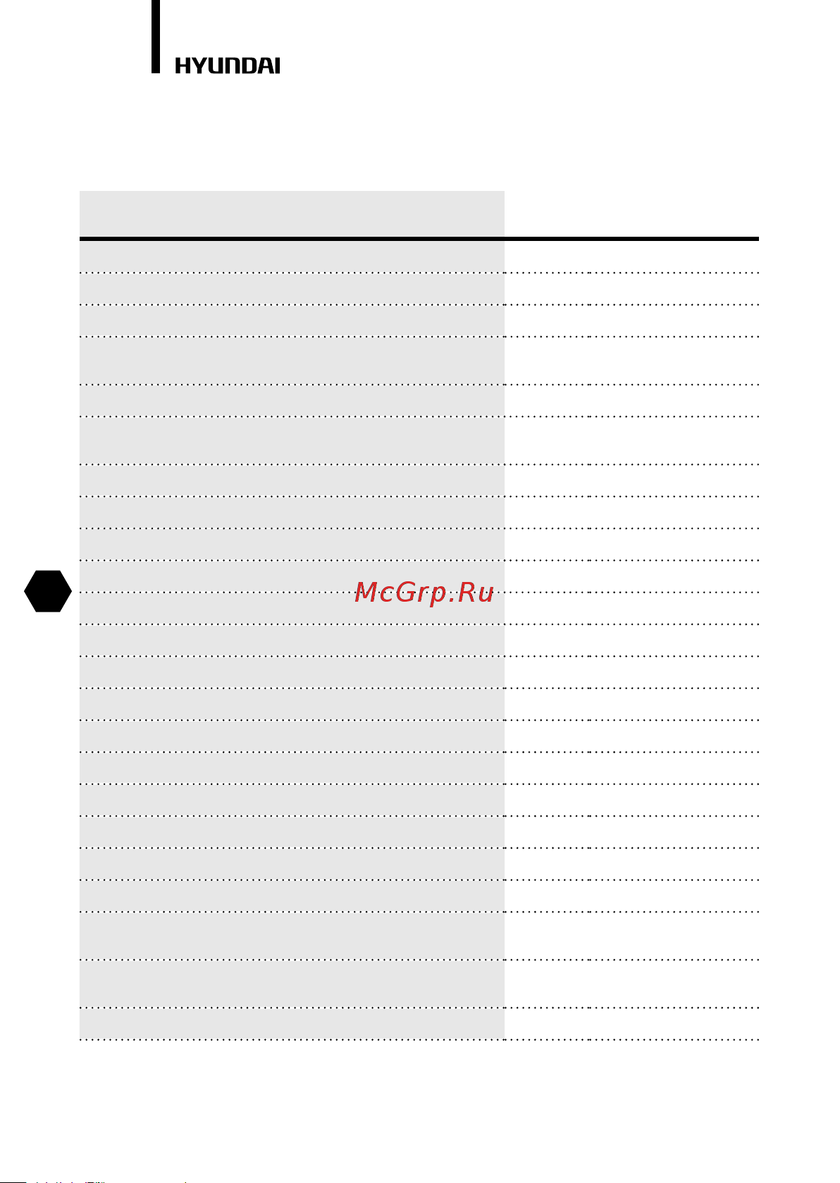 HYUNDAI ELECTRONICS H-ALС3-60H [4/44] Technical characteristics