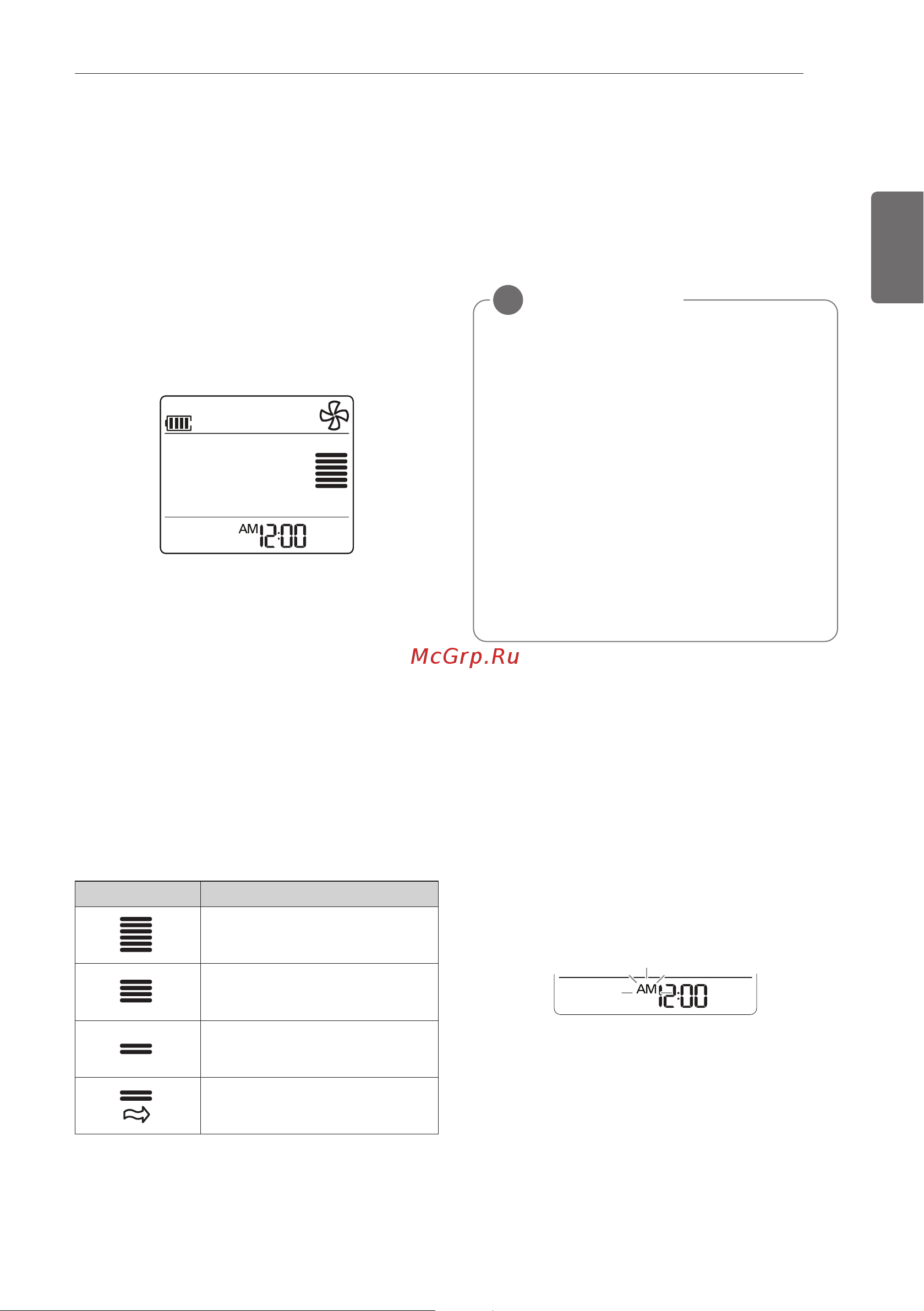 LG ASNW096F1G2 [11/21] Установка текущего времени