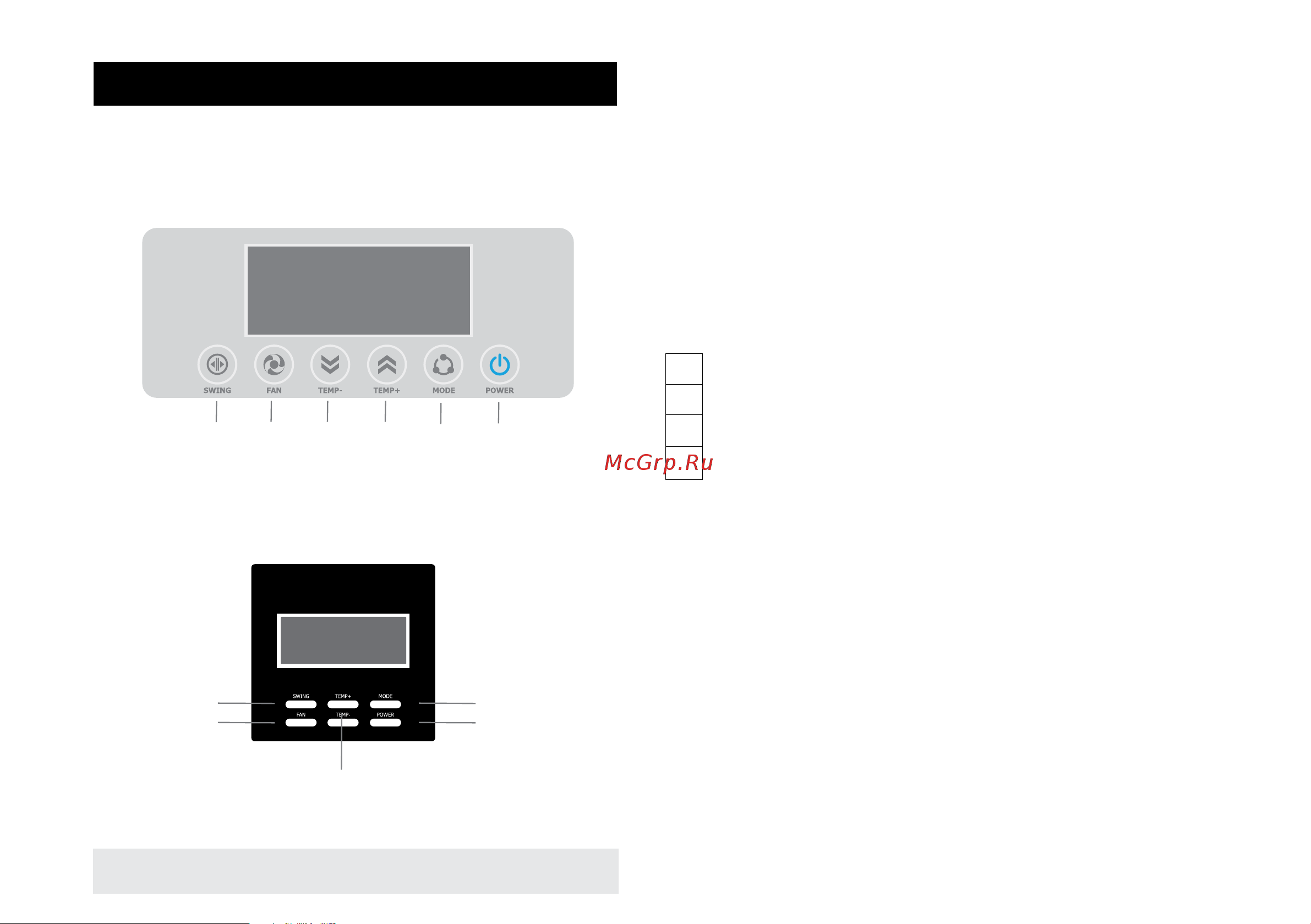 Timberk AC TIM 48LC FS1 [6/32] Appliance control