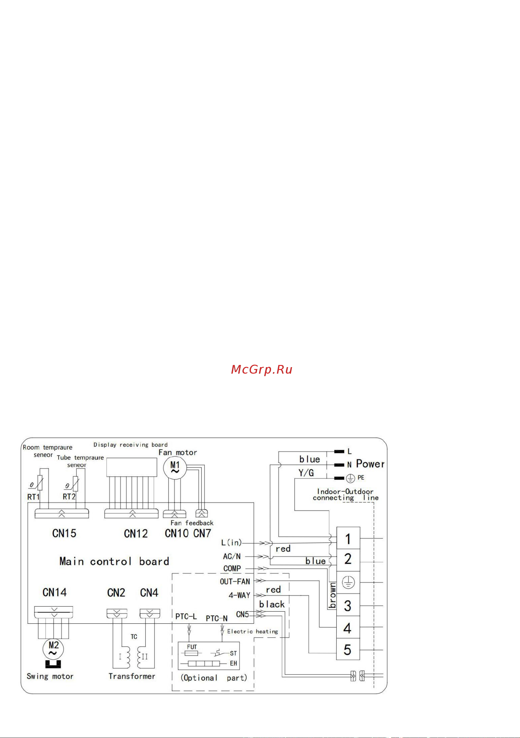 Timberk T-AC07-S25 [22/56] Wiring diagrams