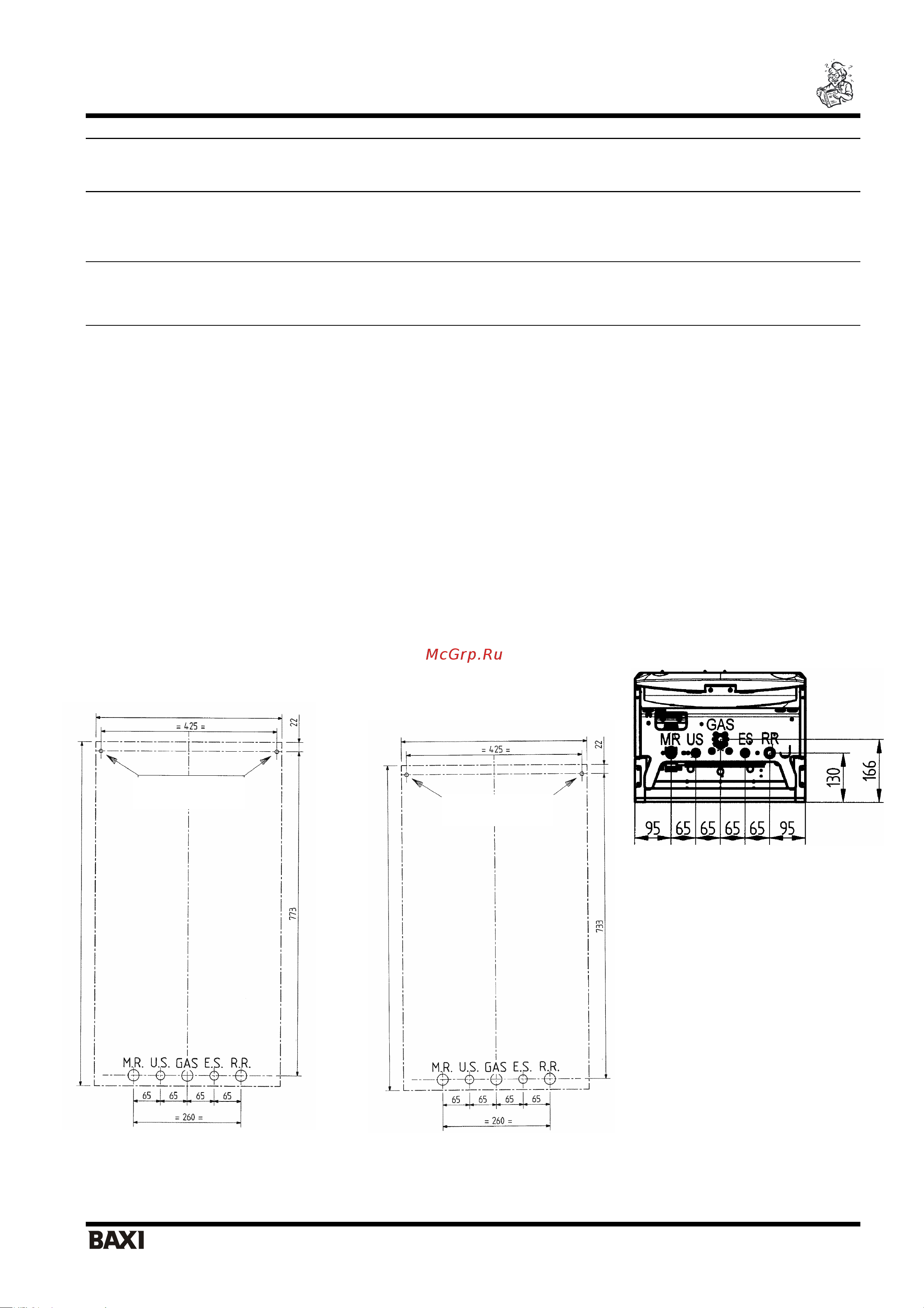 Baxi ECO 1.240 Fi [8/33] Установка котла